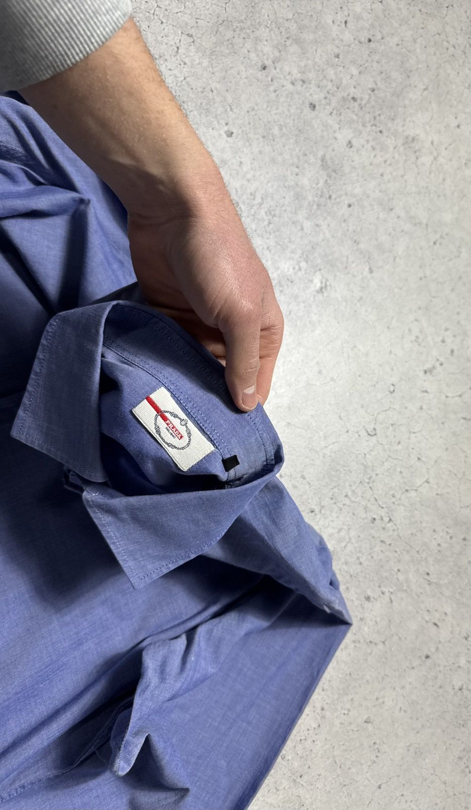 Prada Prada Milano Luxury Button Up Shirt Size 41 Vintage Size US L / EU 52-54 / 3 - 6 Thumbnail
