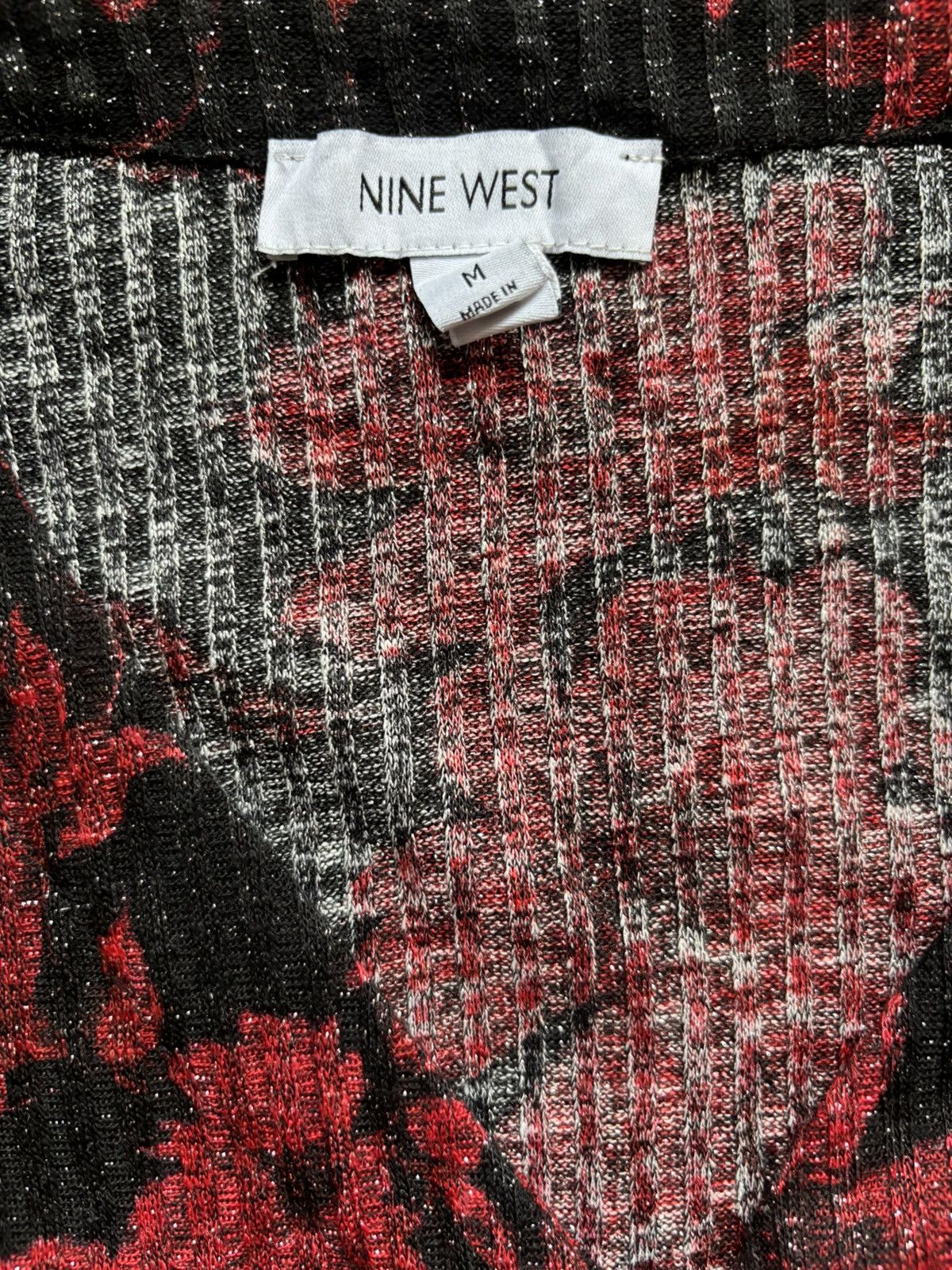 Nine West Nine West Floral Wrap Top Size M / US 6-8 / IT 42-44 - 4 Thumbnail