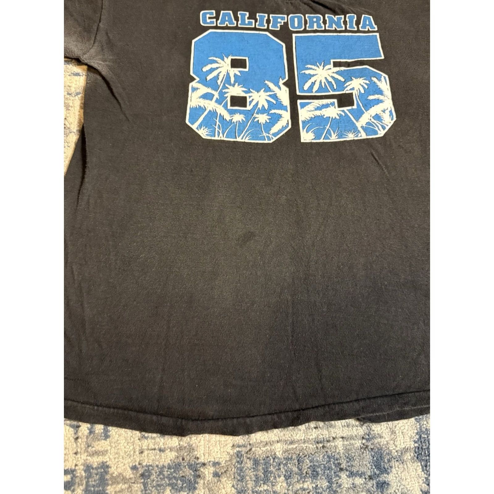 Vintage VINTAGE Punk Rock Music Band 80s California 85 T Shirt Black 100% Cotton Sz Large Mens Size US L / EU 52-54 / 3 - 6 Thumbnail