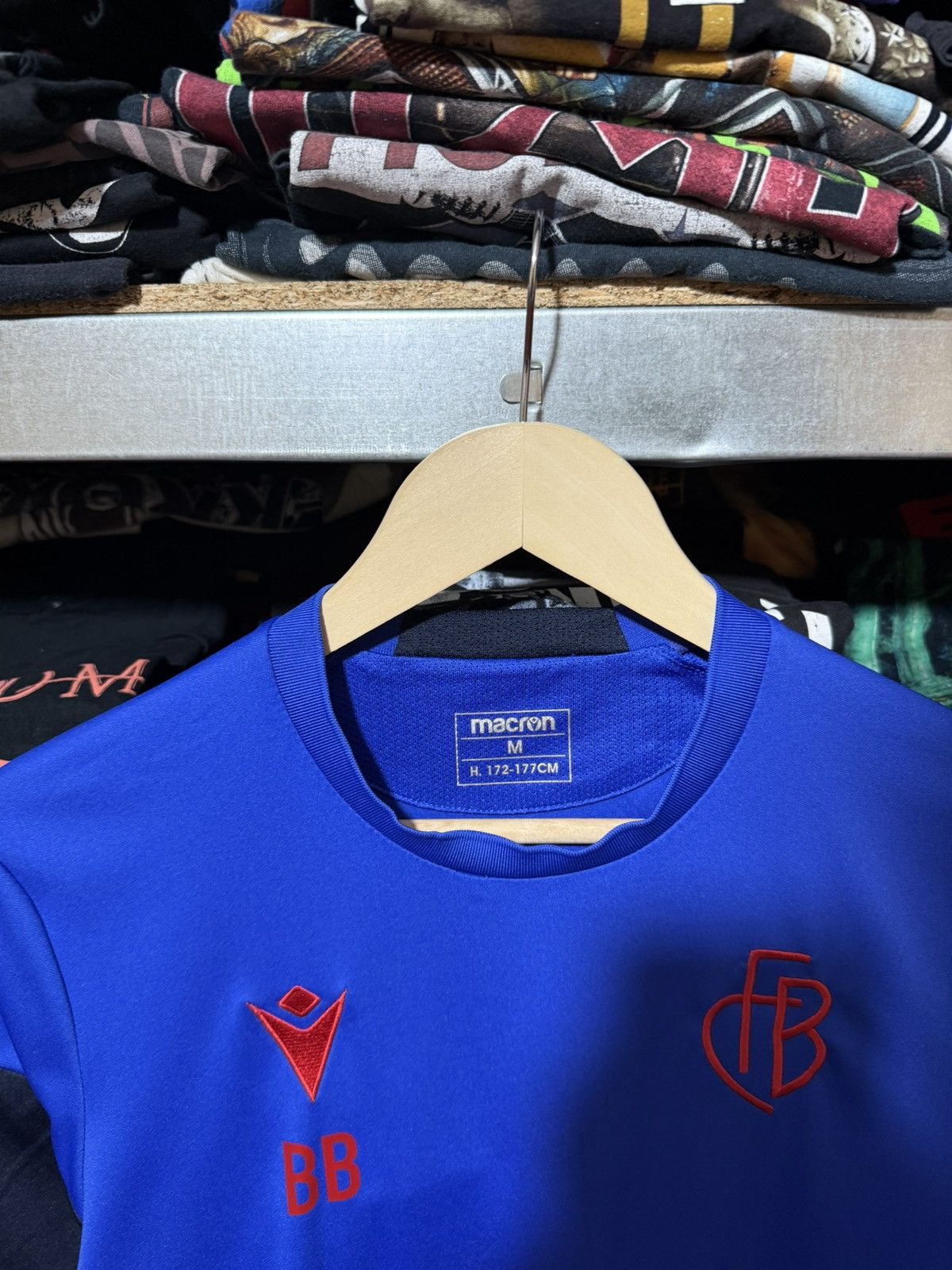 Macron FC Basel Football Training Macron 2022 2023 Soccer Jersey Size US M / EU 48-50 / 2 - 5 Thumbnail