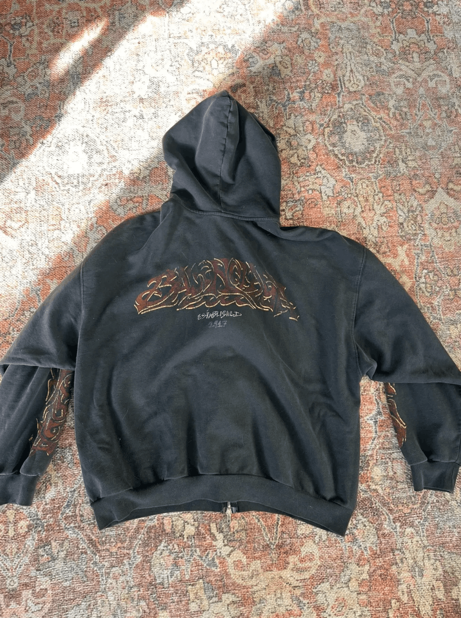 Balenciaga Balenciaga offshore zip up hoodie | Grailed