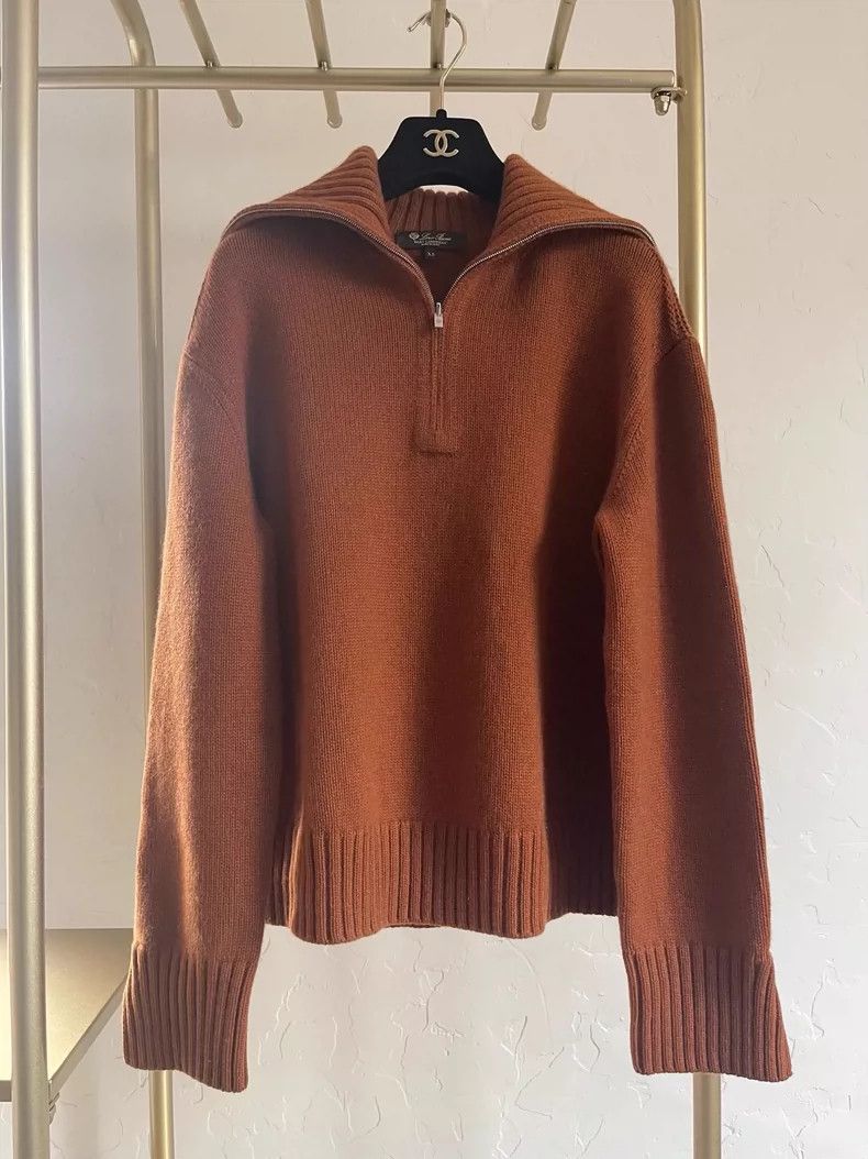 Loro Piana LORO PIANA Classic cashmere zipper sweater Size XS / US 0-2 / IT 36-38 - 1 Thumbnail