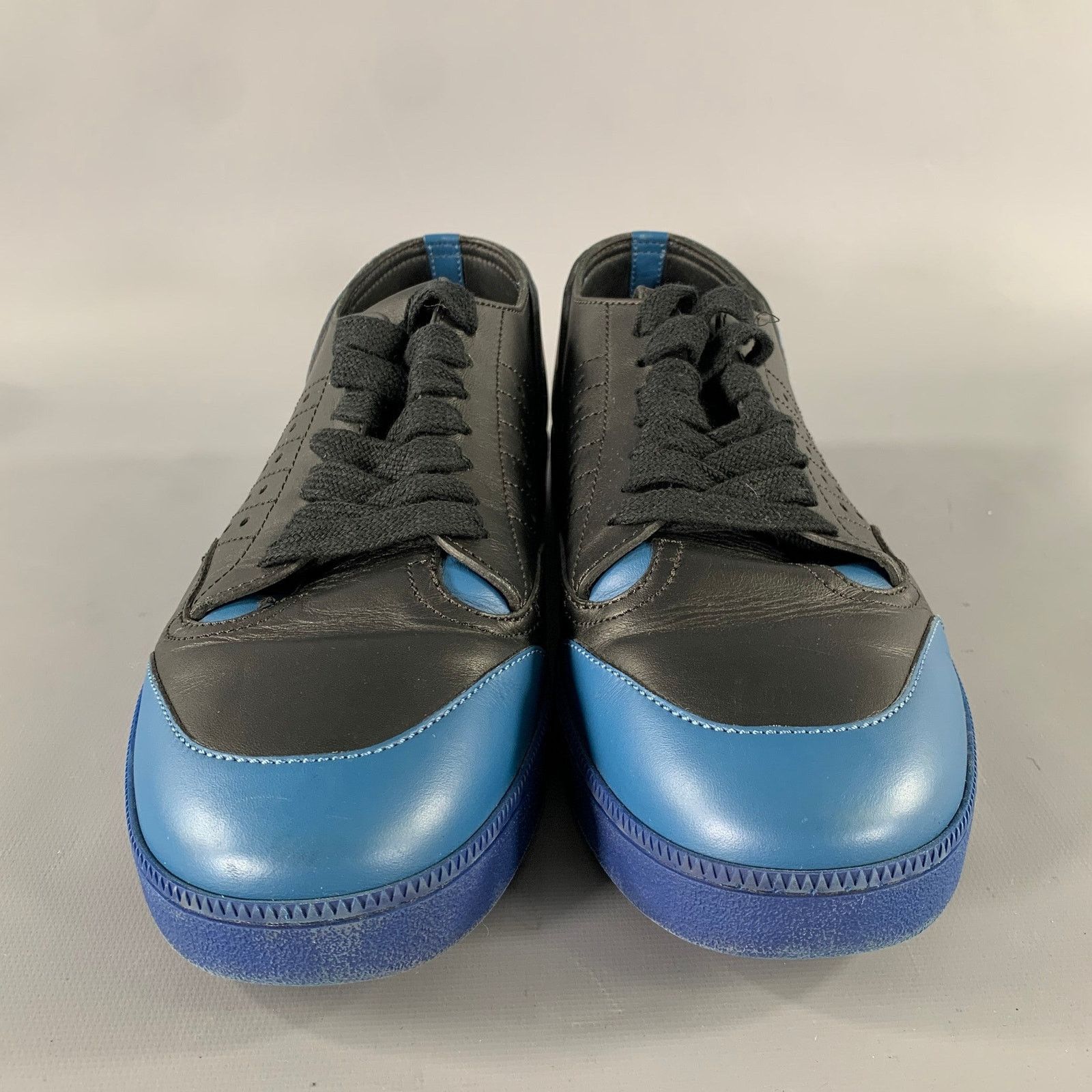 Loewe LOEWE Size 9 Blue Black Color Block Leather Athletic Sneaker Size US 9 / EU 42 - 4 Thumbnail