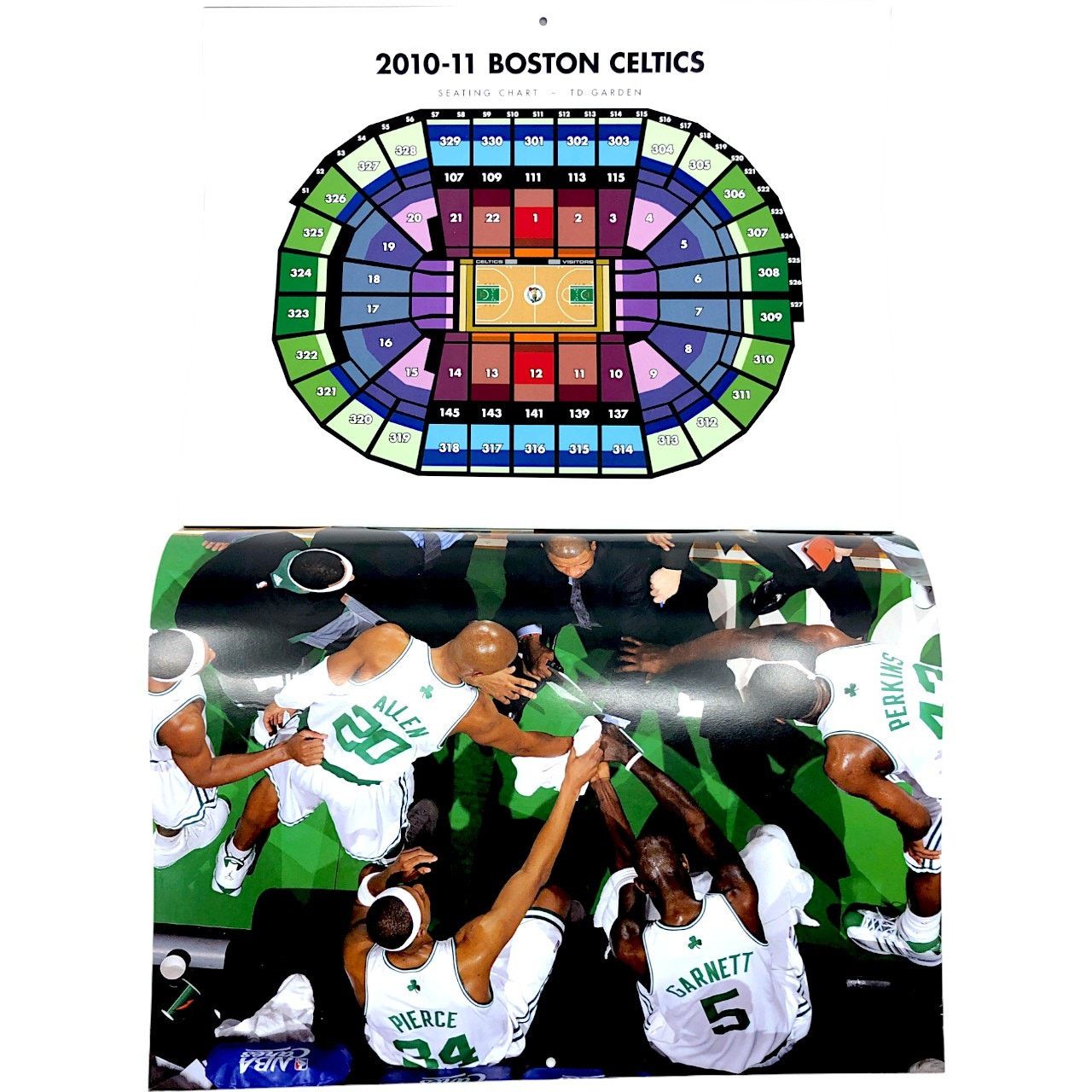 NBA Boston Celtics 2011 Team Calendar *NEW* Size ONE SIZE - 14 Thumbnail