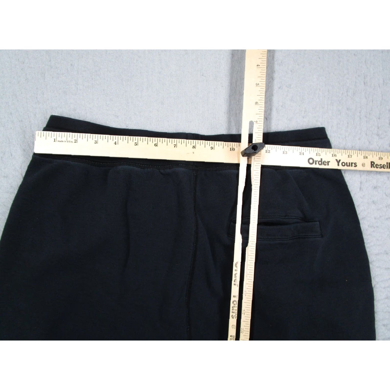 Vintage WINGS+HORNS Black Pima Cotton Jogger Sweatpants Mens Large Drawstring Activewear Size US 33 - 5 Thumbnail