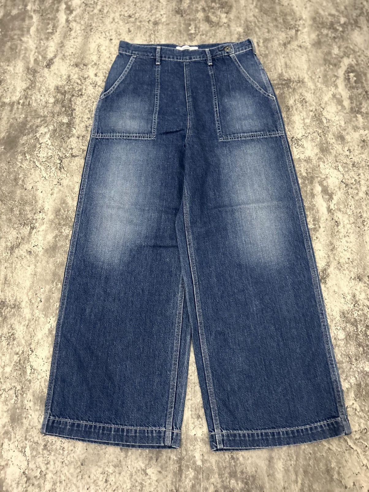 Japanese Brand × Johnbull JOHNBULL Wide Leg Waist Side Zipper Pans Size US 30 / EU 46 - 3 Thumbnail