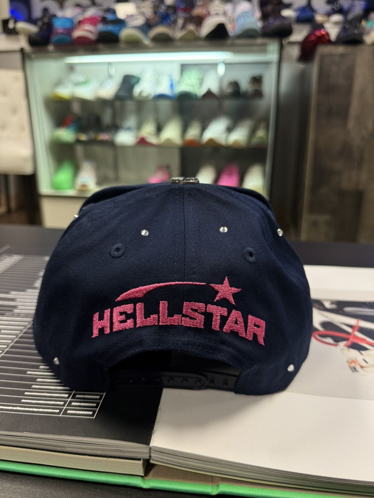 HELLSTAR Hellstar Adjustable Size SnapBack Hat Blue Pink STONE (NEW) Size ONE SIZE - 4 Thumbnail
