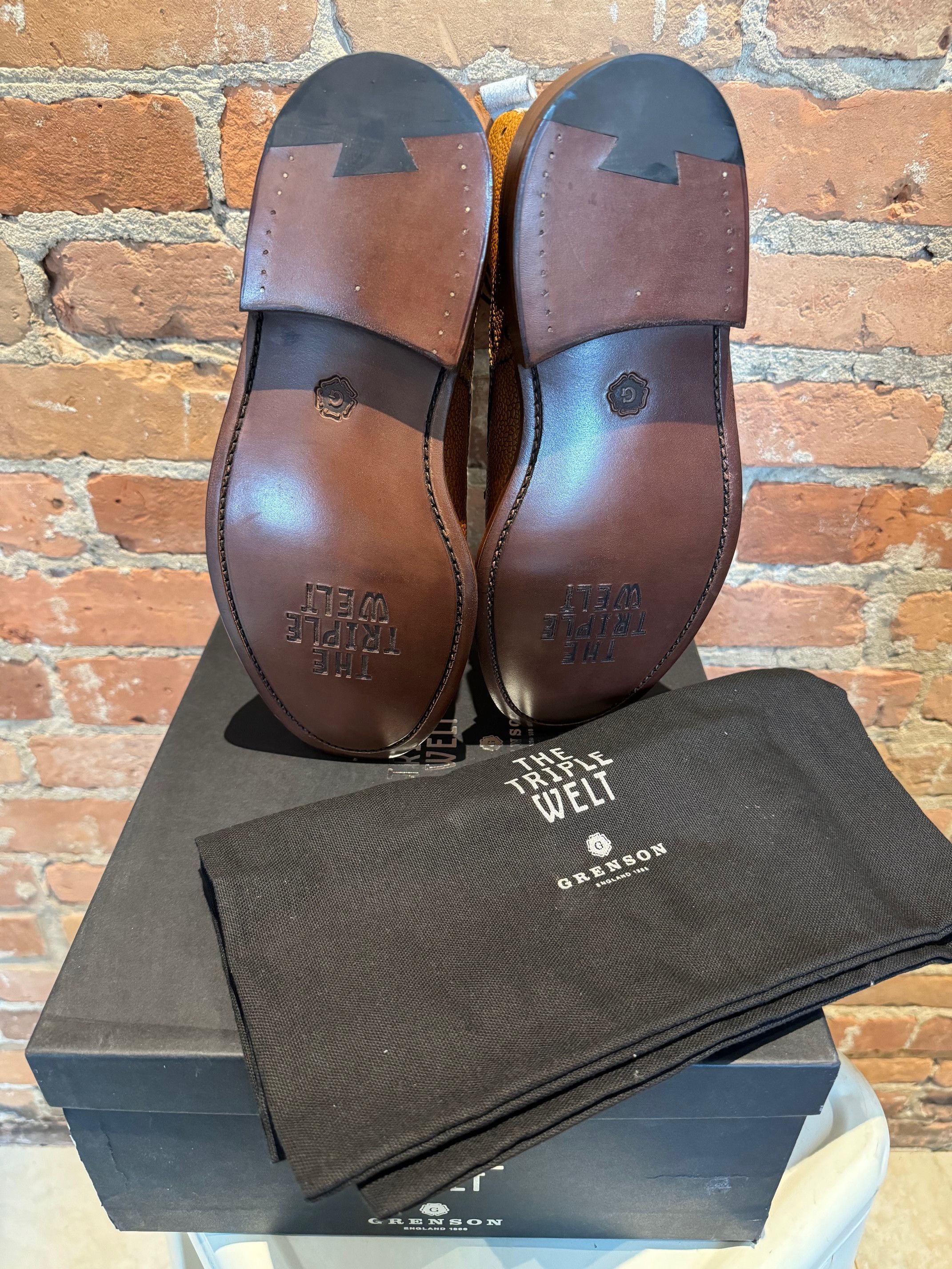 Neighborhood NEIGHBORHOOD x Grenson "Charles" Triple Welt Brogue Boots Size US 8 / EU 41 - 6 Thumbnail