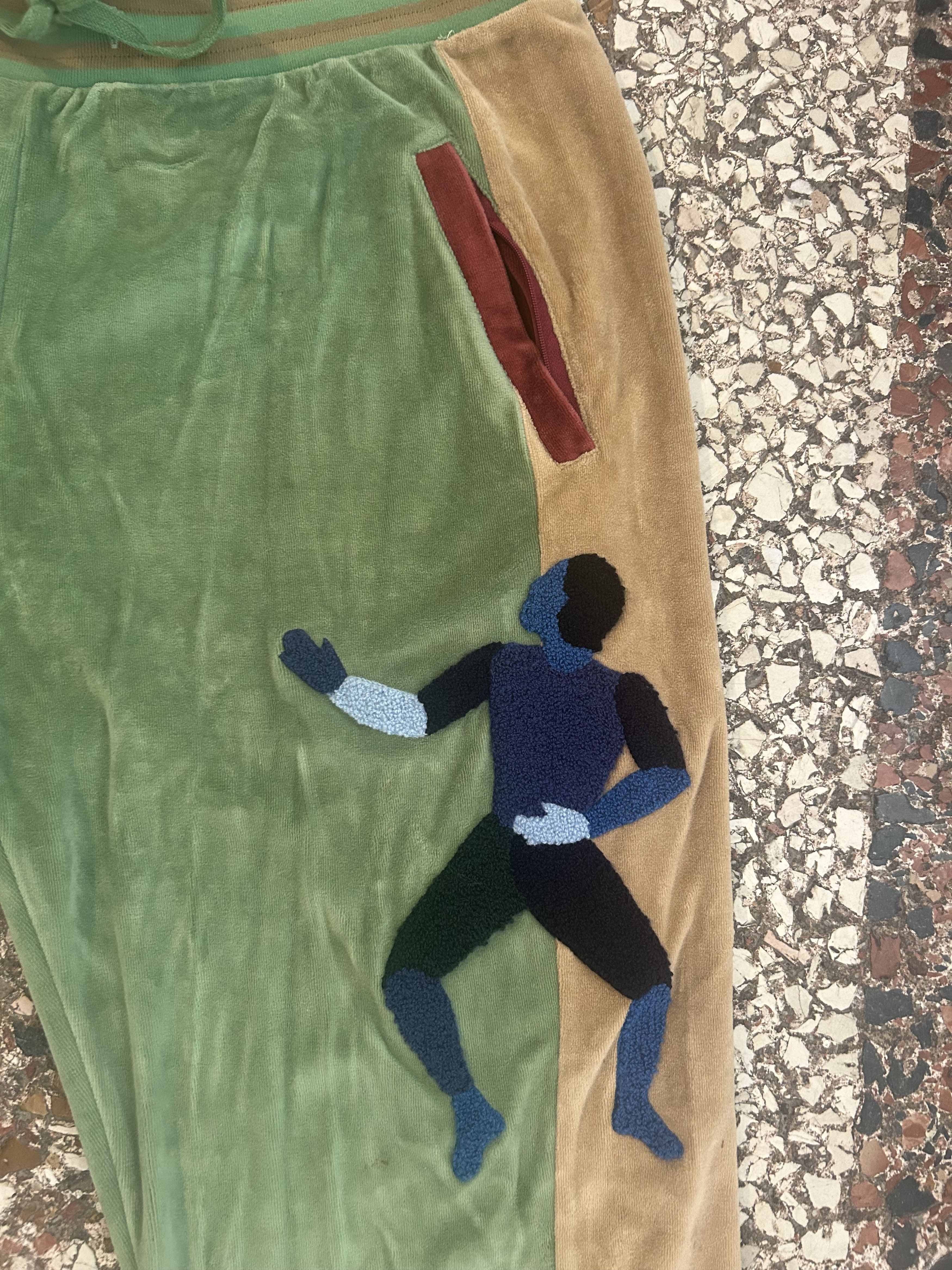 KidSuper Kidsuper studios Dancer Velour Track Pants Size US 36 / EU 52 - 2 Thumbnail