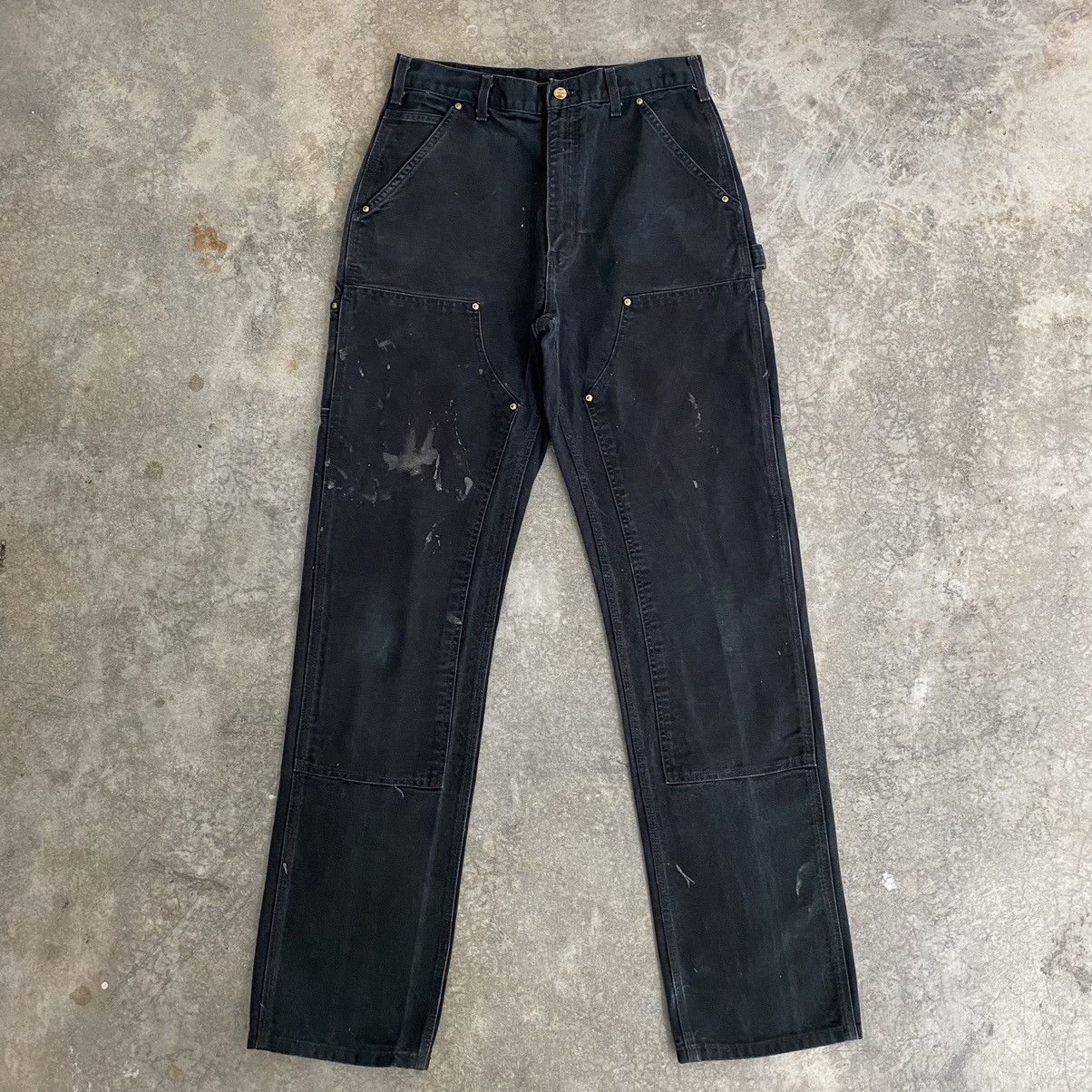 Carhartt Vintage Carhartt Double Knee Splatter Carpenter Work Pants Size US 31 - 3 Thumbnail