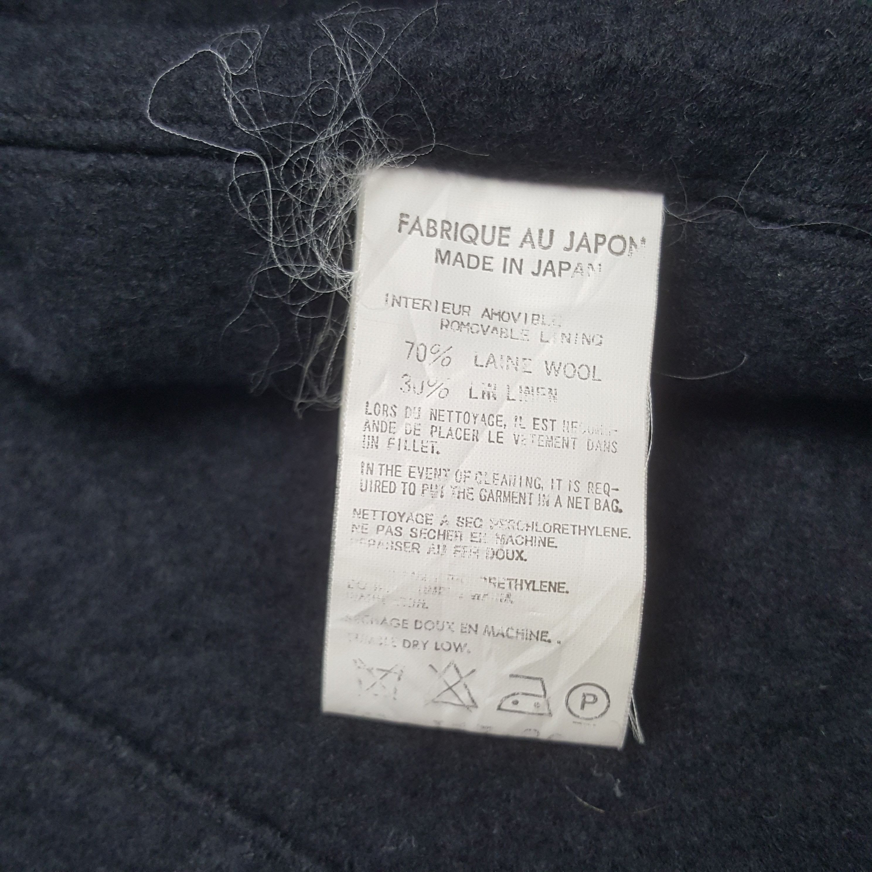 Yohji Yamamoto Vintage Y's by Yohji Yamamoto Japanese Trench Jacket C300N20 Size US M / EU 48-50 / 2 - 8 Thumbnail