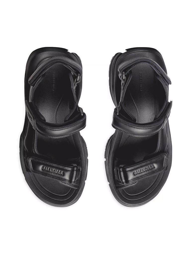 Balenciaga o1bcso1str0425 Tourist Sandals in Black Size US 10 / EU 43 - 6 Thumbnail
