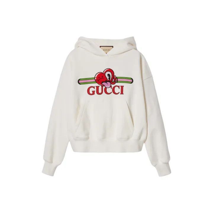 Gucci Gucci SS24 Letter Heart Graphic Hoodie-2507 Size XXS / US 00 / IT 34 - 7 Thumbnail