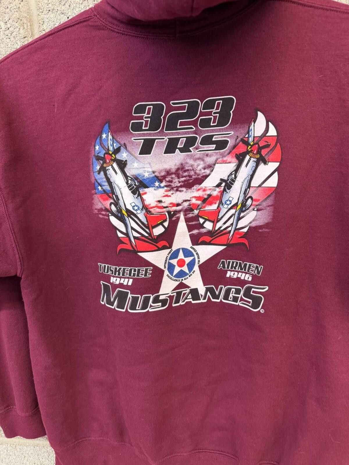 Other 2010s USAF Tuskegee Airmen Mustangs Hoodie Military XL Size US XL / EU 56 / 4 - 3 Thumbnail