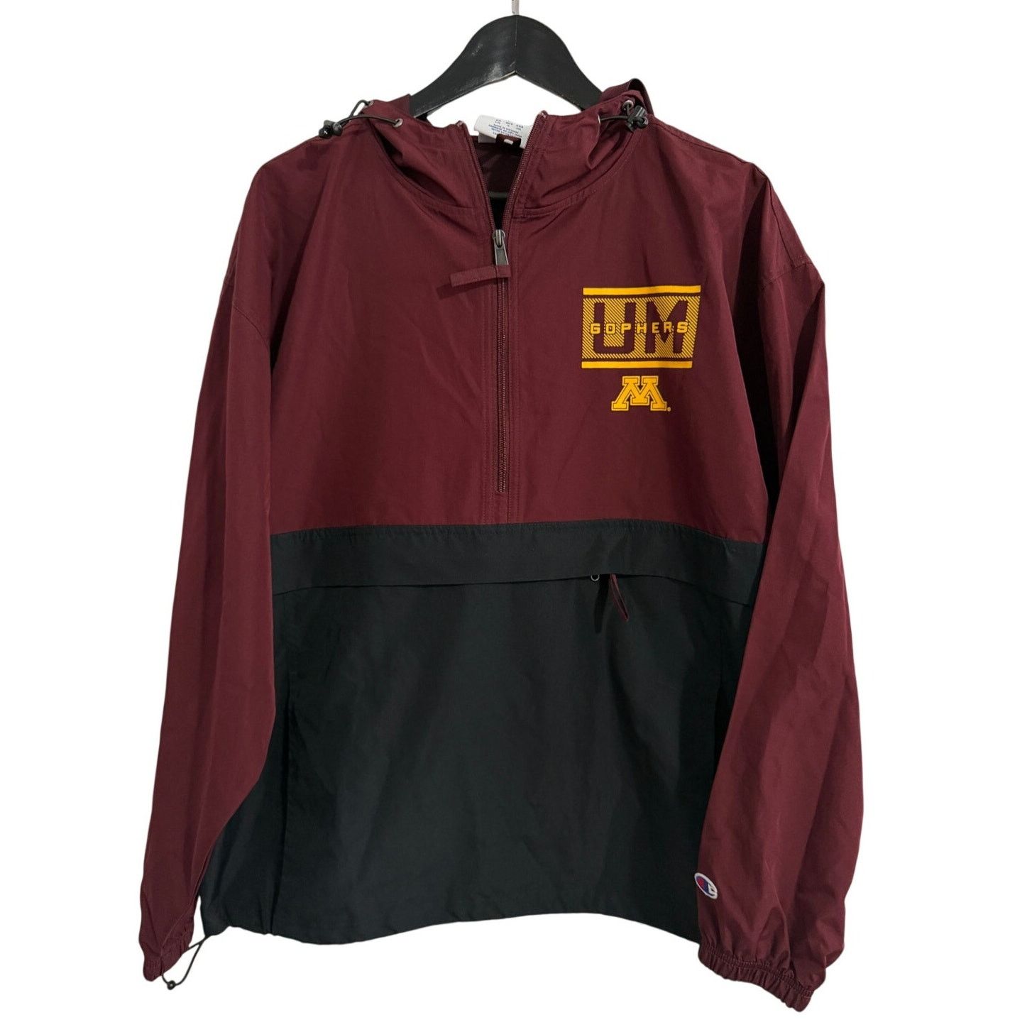 Champion Minnesota Gophers 1/2-Zip Windbreaker Size Large Size US L / EU 52-54 / 3 - 1 Thumbnail