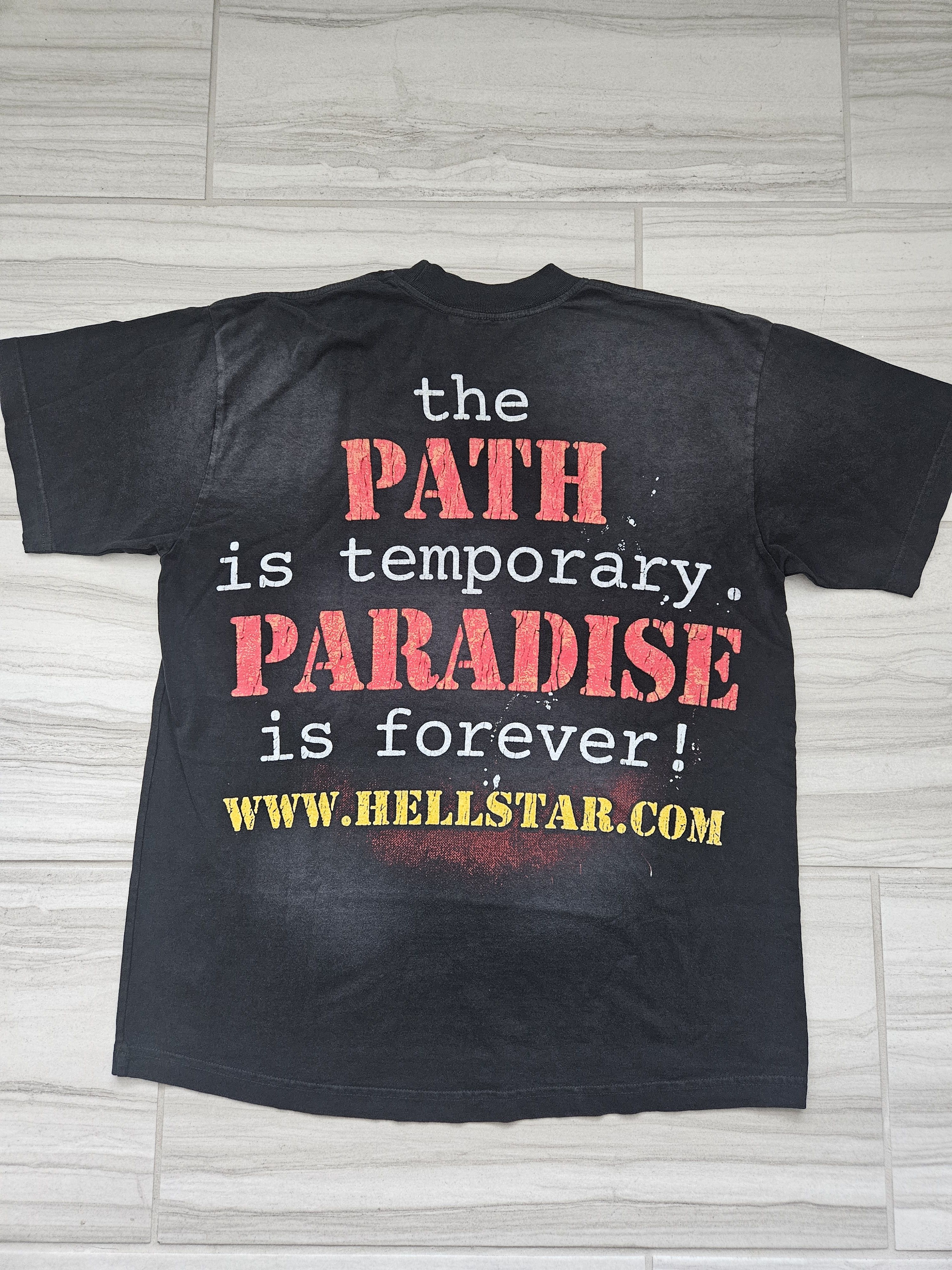 HELLSTAR Mercy Dog Path To Paradise Lambs Black T Shirt Size US S / EU 44-46 / 1 - 2 Thumbnail