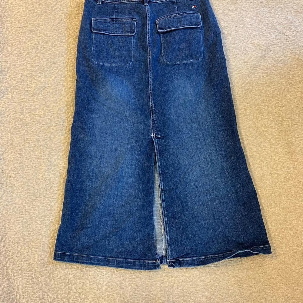 Tommy Hilfiger Vintage Tommy Hilfiger denim long skirt Size 32" / US 10 / IT 46 - 4 Thumbnail