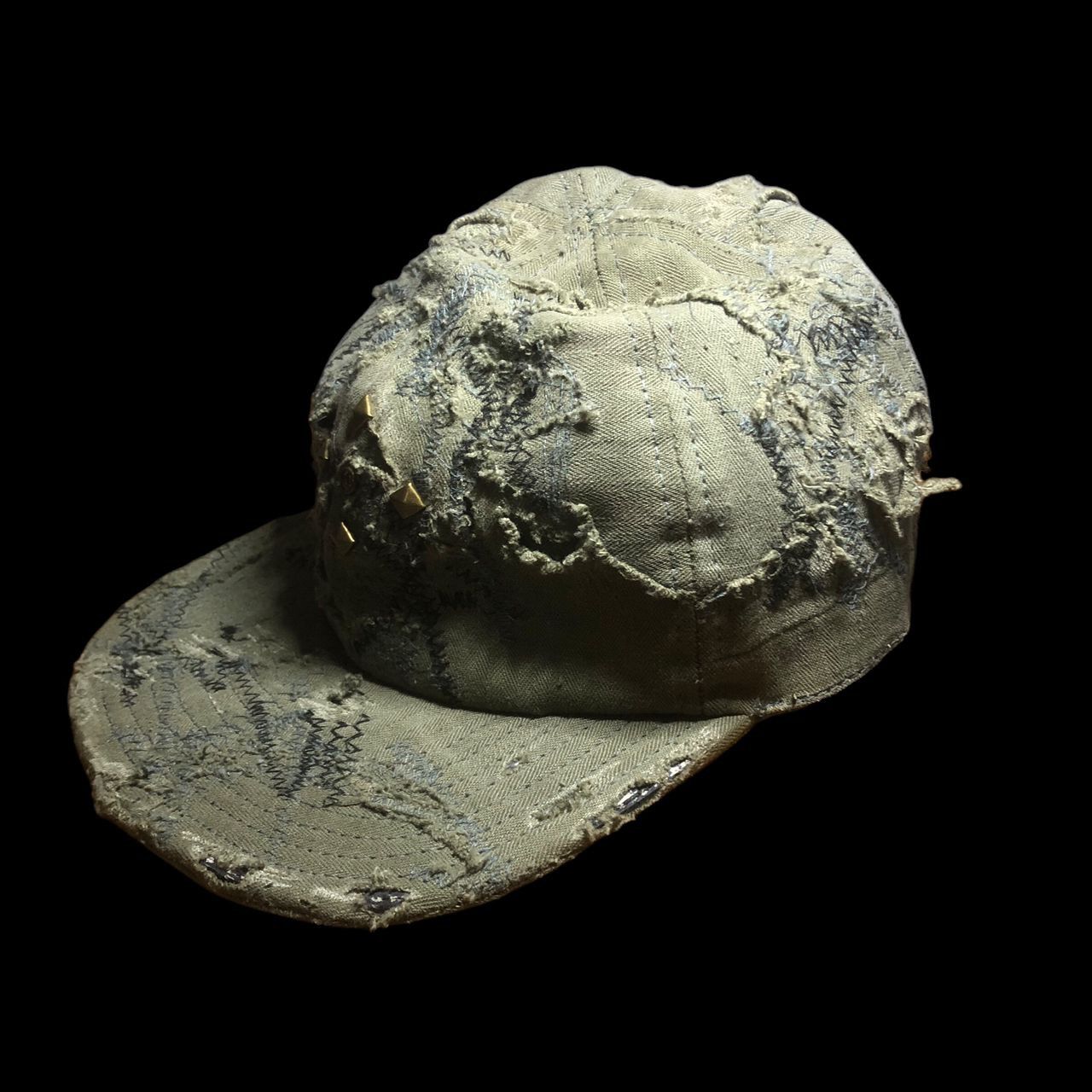 Japanese Brand Vintage Distressed Hat Custom Made Inspired Kapital Hat Size ONE SIZE - 4 Thumbnail