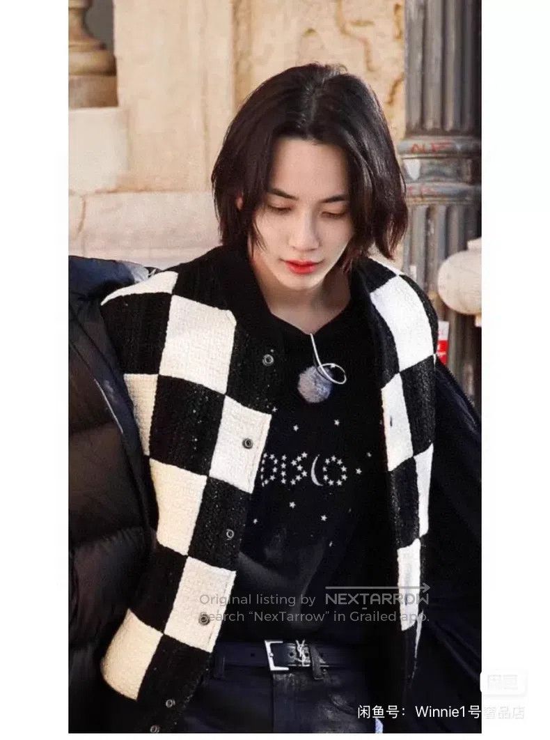 Saint Laurent Paris Saint Laurent Paris Chessboard Jacket Size XS / US 0-2 / IT 36-38 - 7 Thumbnail