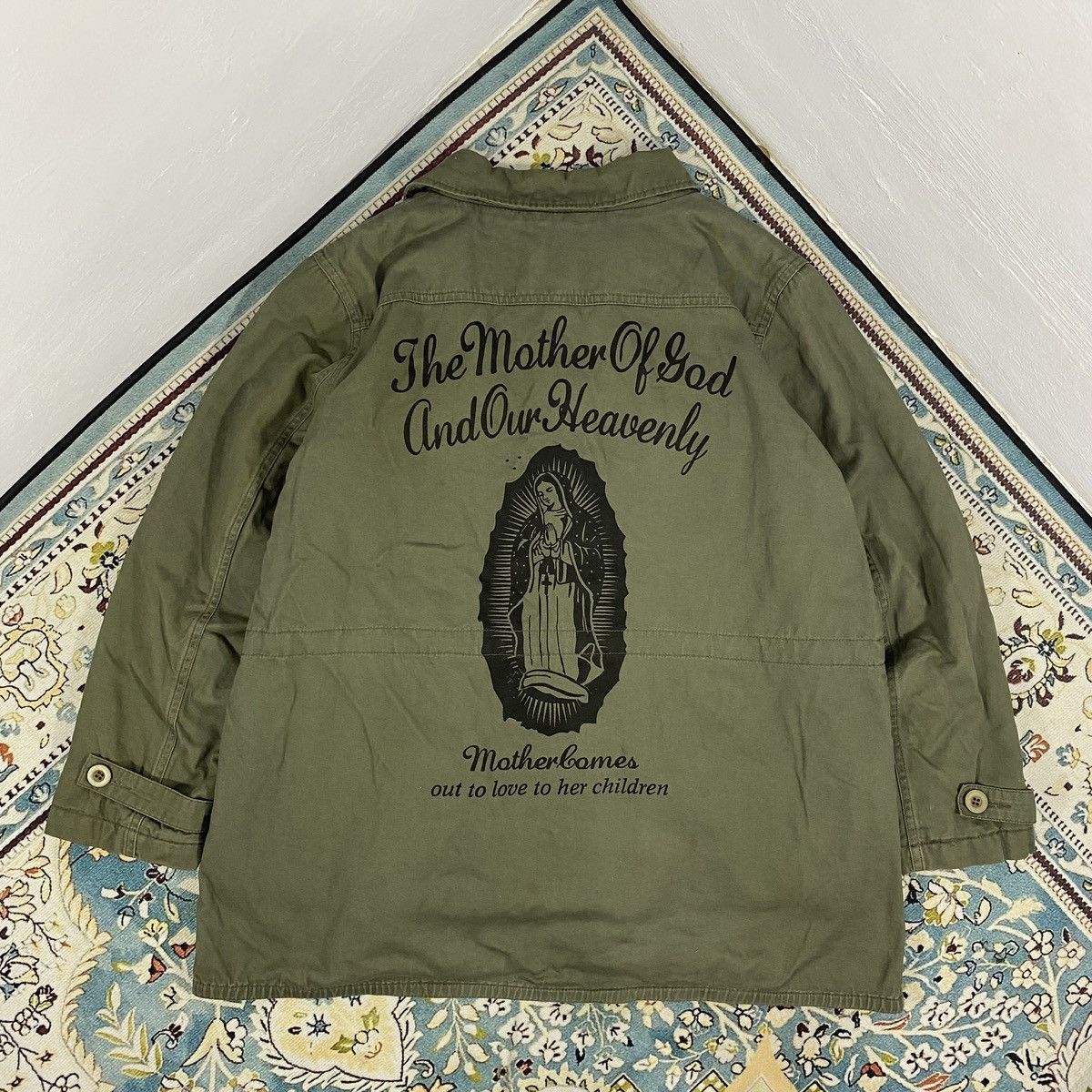 Japanese Brand 1990s - The Mother Of God Parka Jacket Size US M / EU 48-50 / 2 - 1 Thumbnail