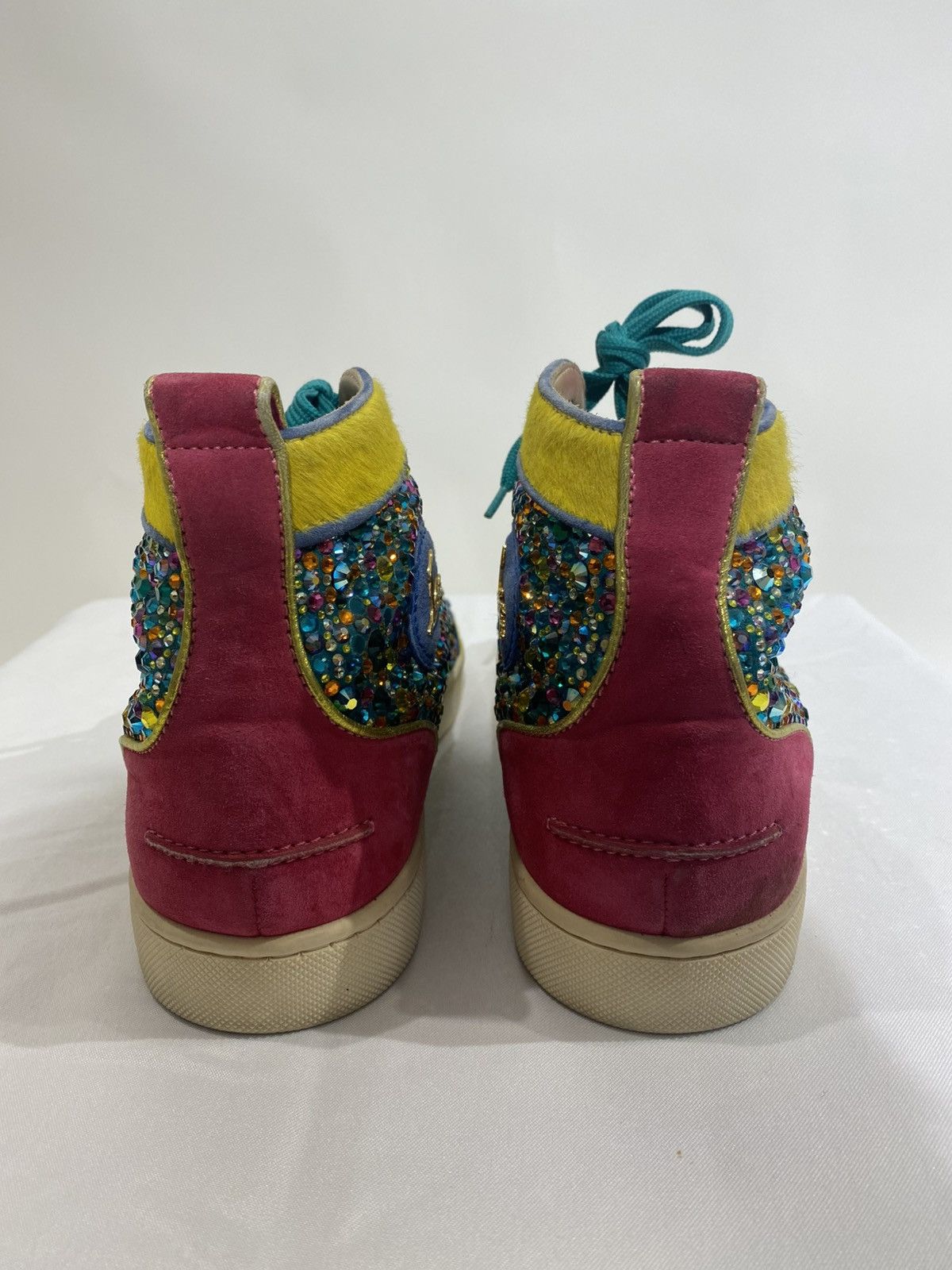 Christian Louboutin Christian Louboutin Strauss Swarovski Crystal Sneakers Size US 9.5 / EU 42-43 - 3 Thumbnail