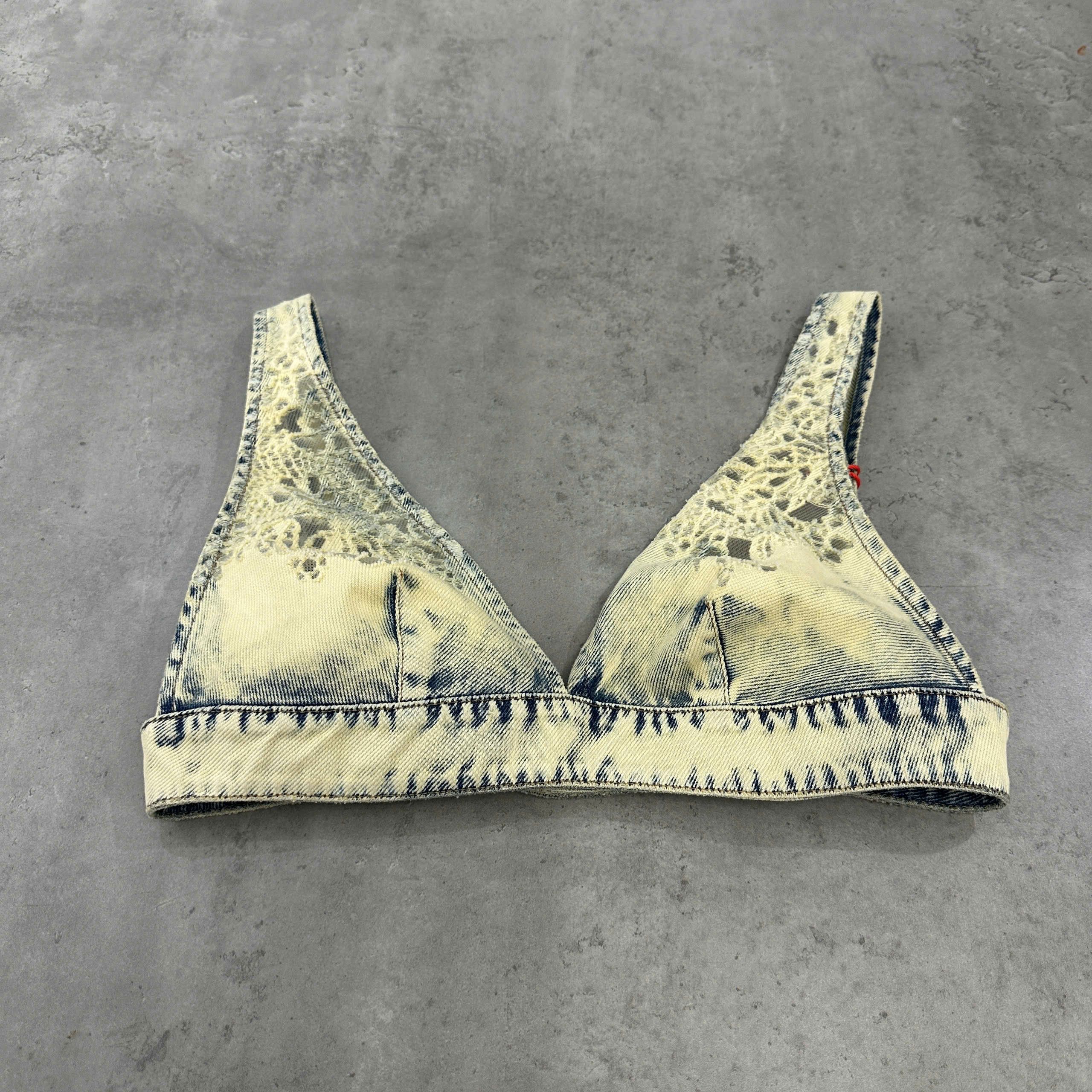 Diesel DIESEL Denim Lace Top Denim Size M / US 6-8 / IT 42-44 - 1 Thumbnail
