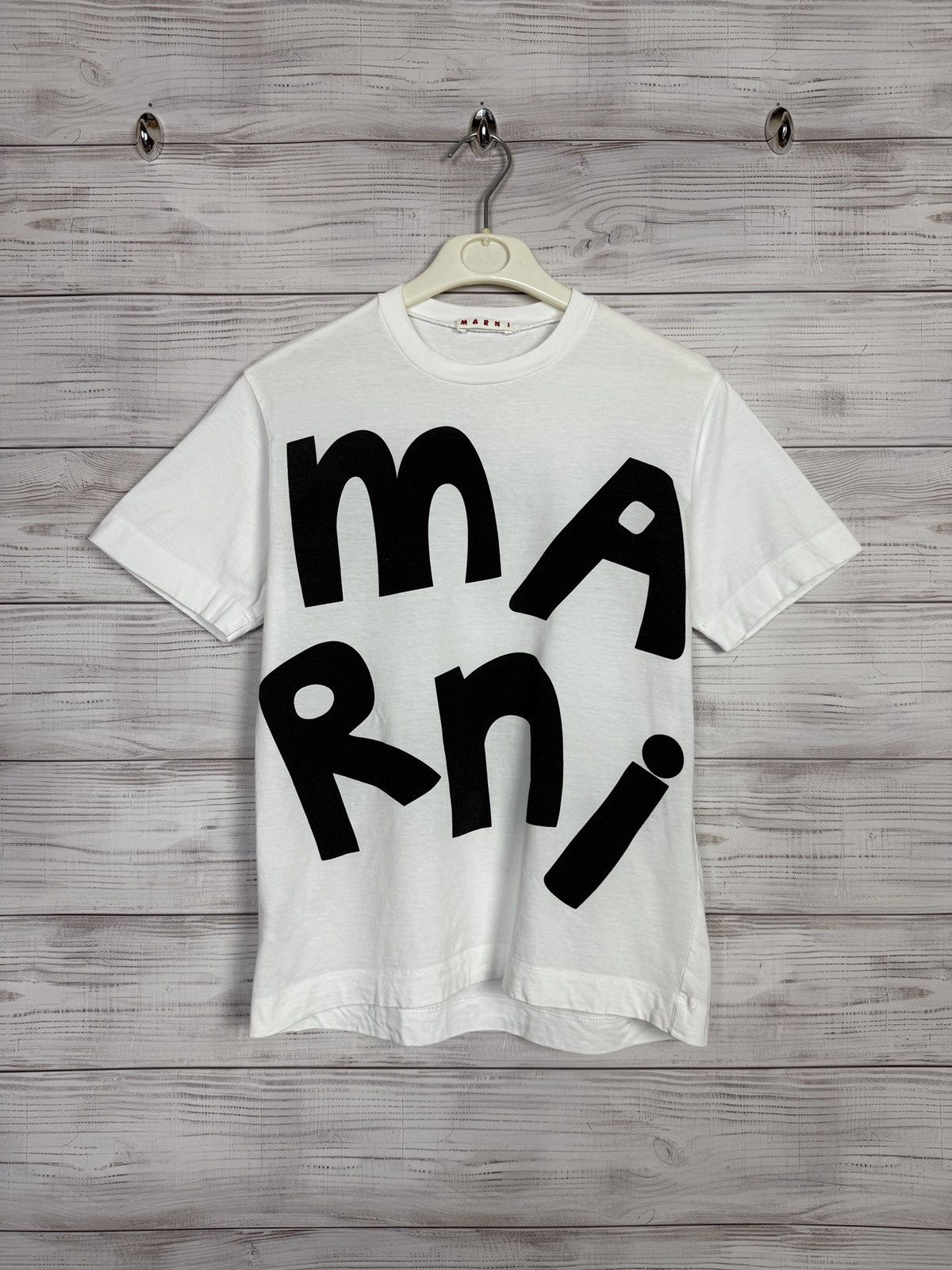 Marni Marni Luxury tee big over print logo Size US S / EU 44-46 / 1 - 1 Thumbnail