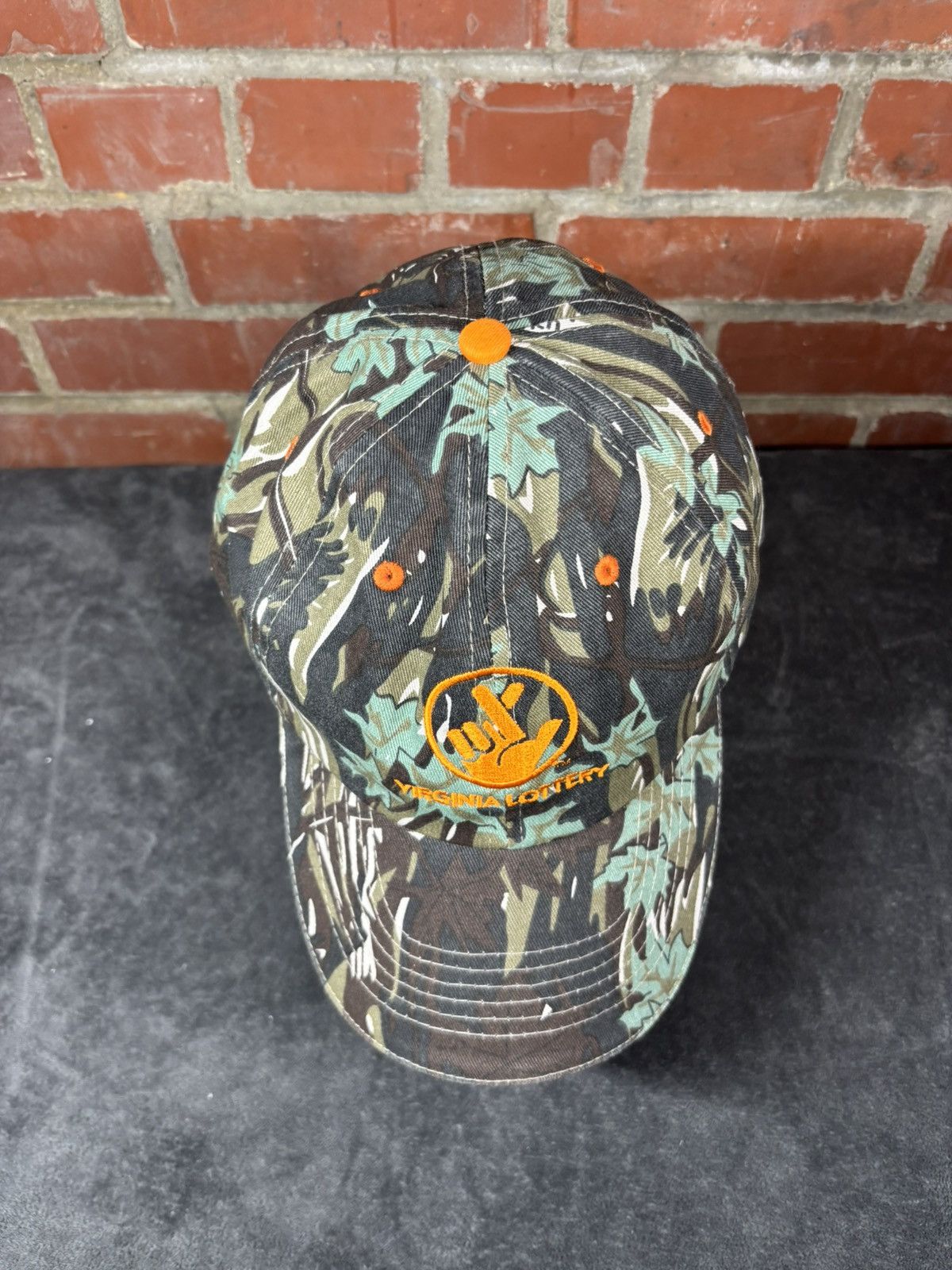 Other Virginia Lottery Embroidered Camo Hat Adjustable Cap Cotton Size ONE SIZE - 5 Thumbnail