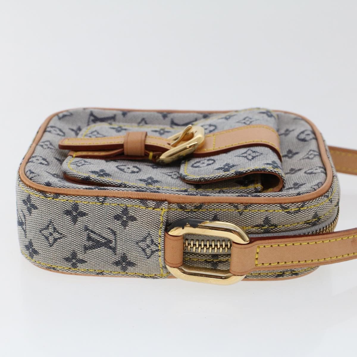 Louis Vuitton LOUIS VUITTON Monogram Mini Juliet PM Shoulder Bag Blue Size ONE SIZE - 4 Thumbnail