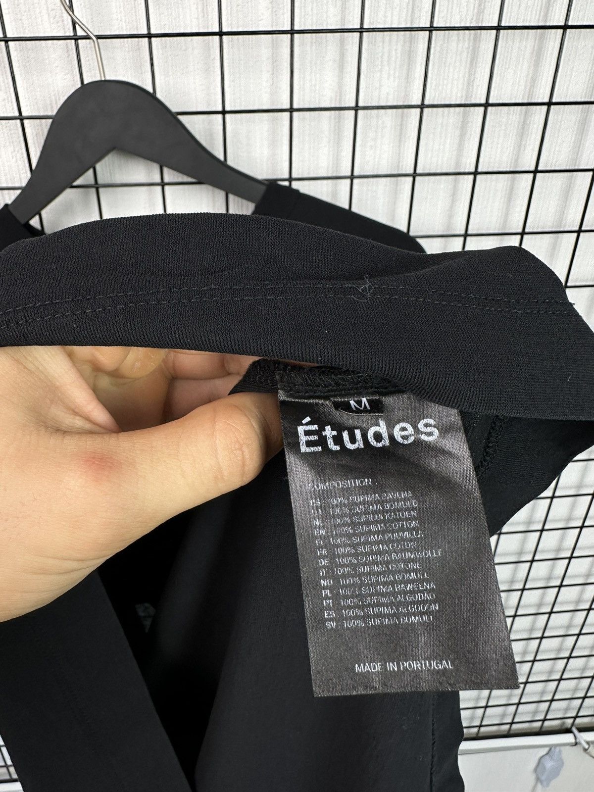 Etudes Etudes Paris Museum Tee Men Black Oversized made in Portugal Size US M / EU 48-50 / 2 - 8 Thumbnail