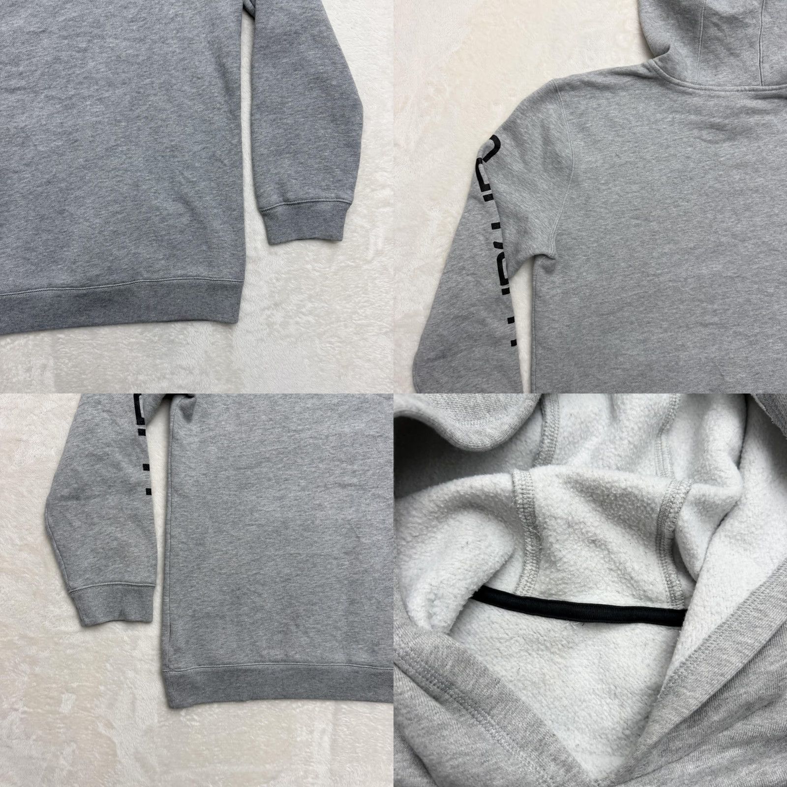 Carhartt VINTAGE Carhartt Hoodie Shirt Mens S Gray Sleeve Logo Fleece Pullover Workwear Size US S / EU 44-46 / 1 - 9 Thumbnail
