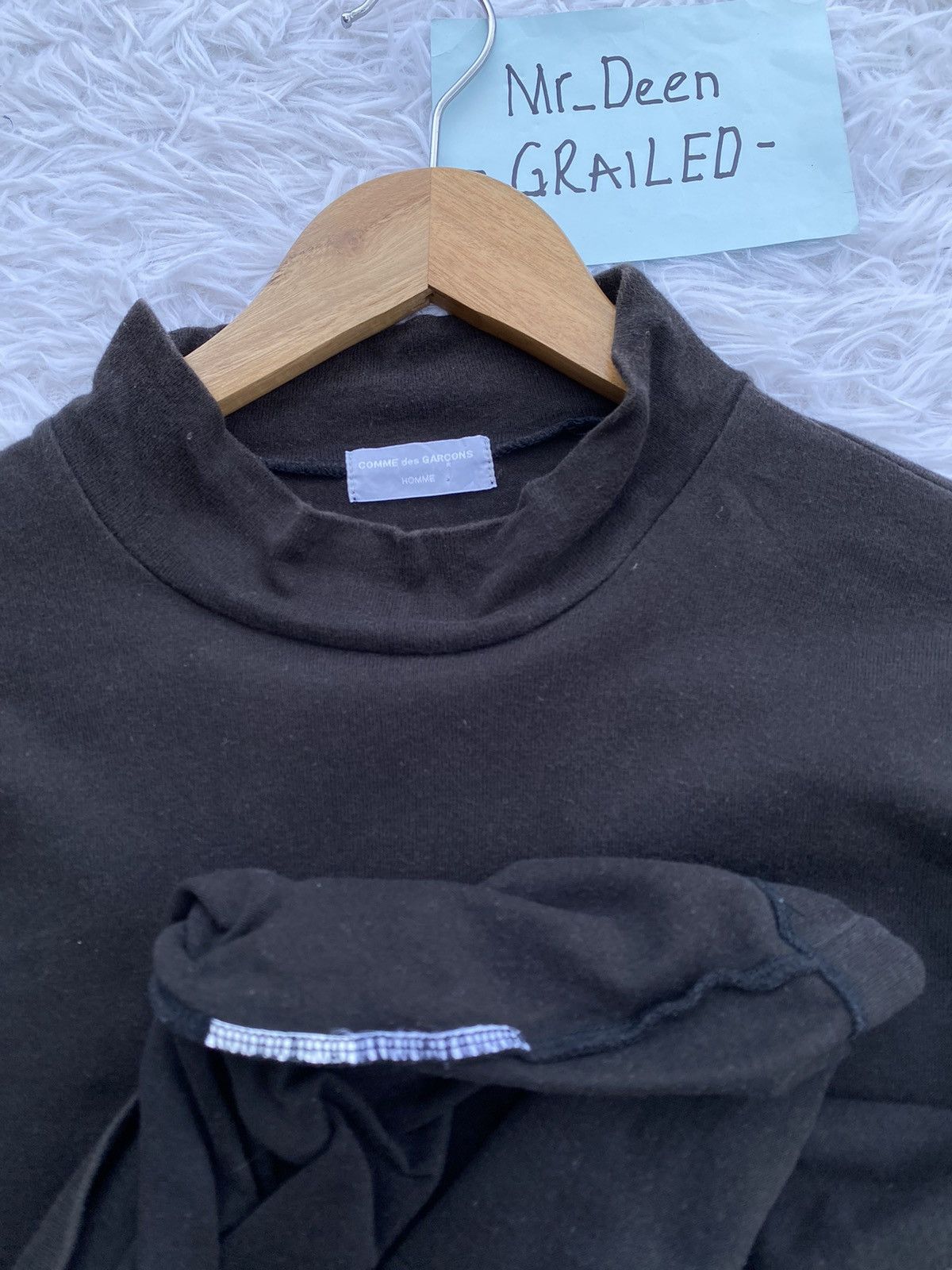 Comme des Garcons Rare Vintage CDG Homme Comme Des Garcons Longsleeve Tee Size US M / EU 48-50 / 2 - 8 Thumbnail