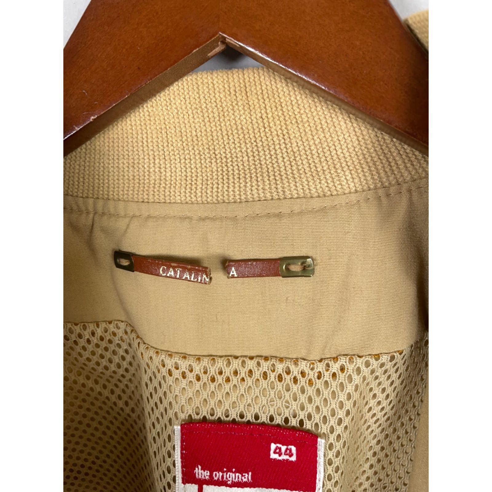 Catalina Vintage Catalina La Paz Bomber Jacket Adult 44 Beige Zip Up Lightweight Retro Short Beaded? No. Size US S / EU 44-46 / 1 - 4 Thumbnail