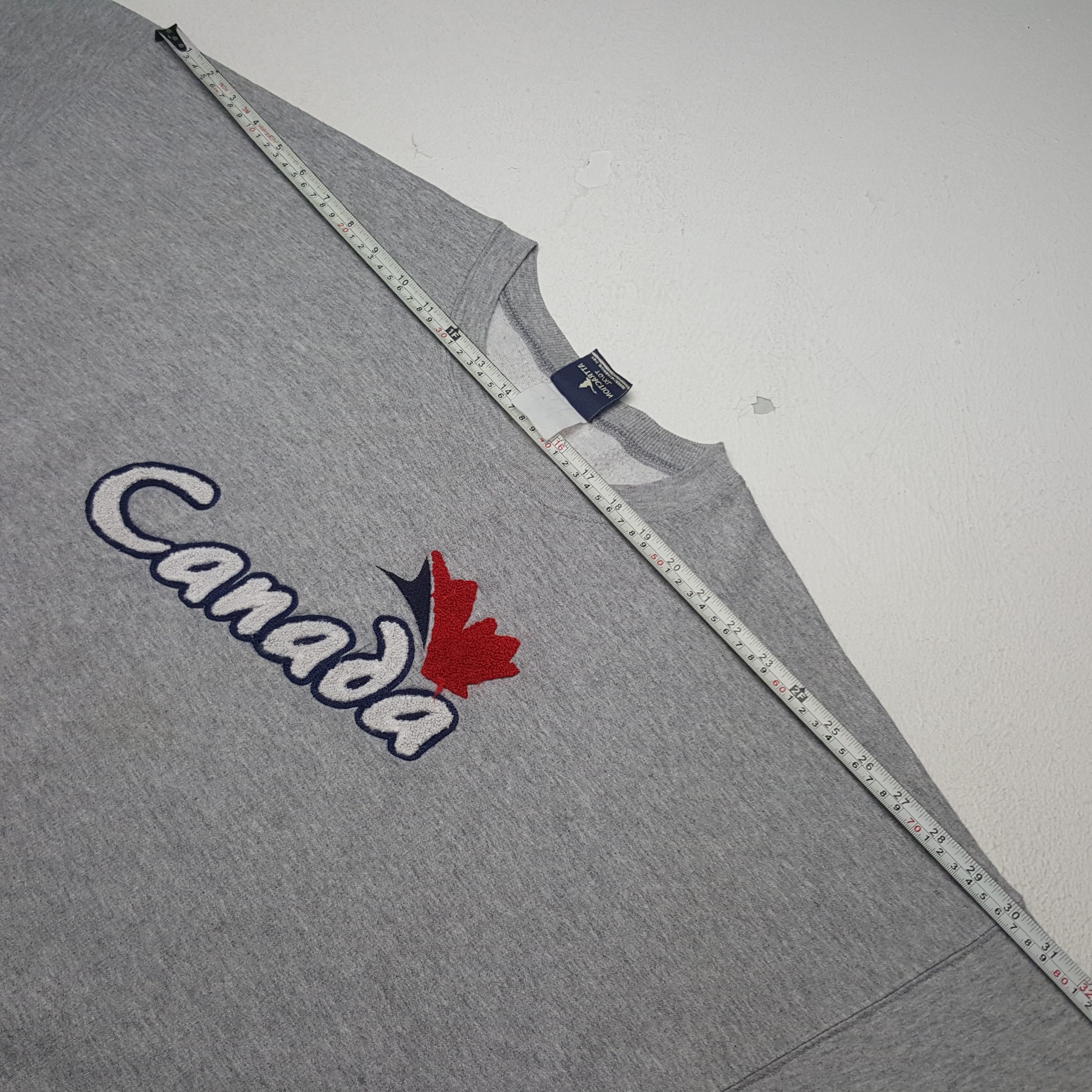 ATTRACTIONS × Vintage Vintage Canada Patch Logo Sweatshirt Size US XL / EU 56 / 4 - 5 Thumbnail