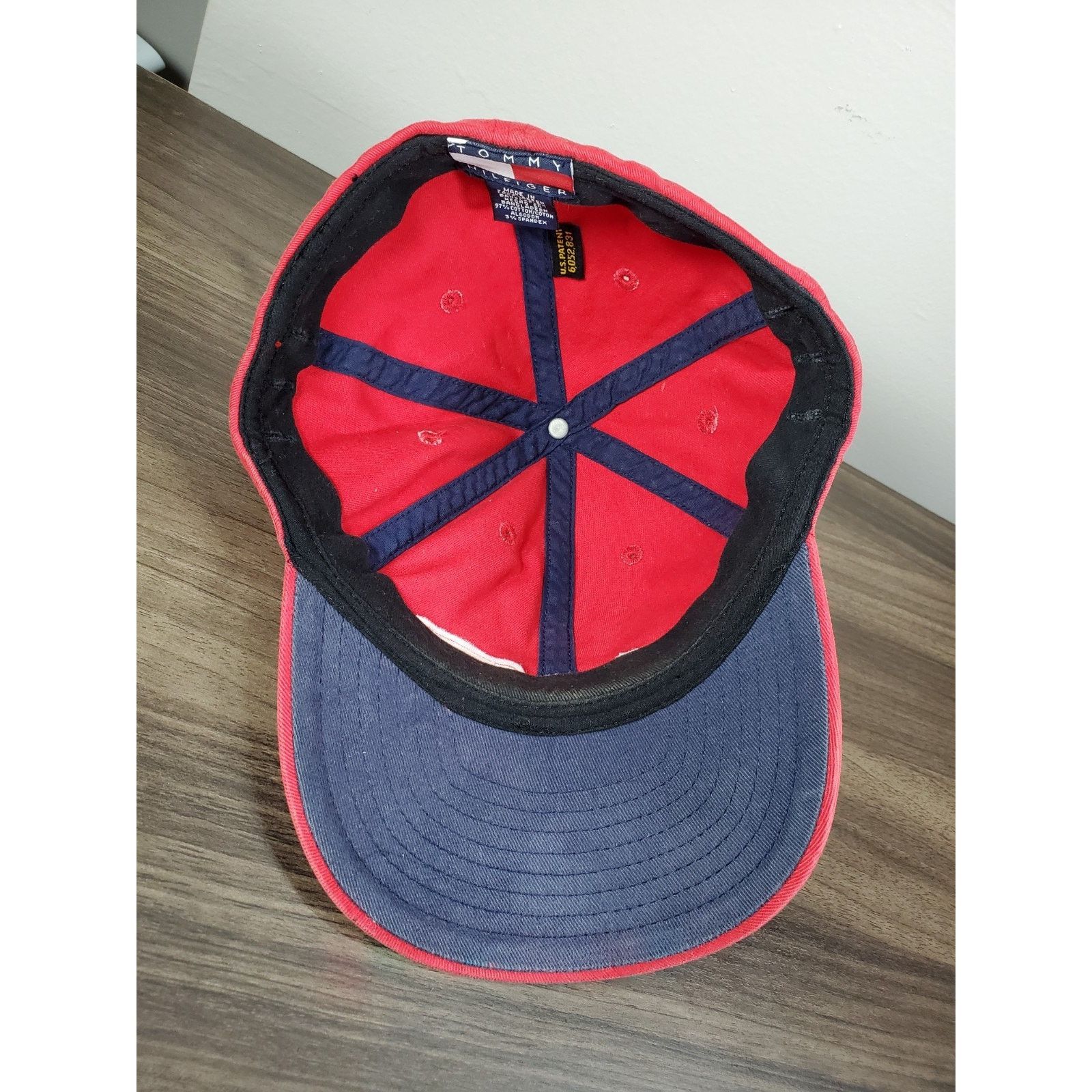 Tommy Hilfiger × Vintage Tommy Hilfiger Red Hat Cap TH Denim One Size Surf Athletics Size ONE SIZE - 11 Thumbnail