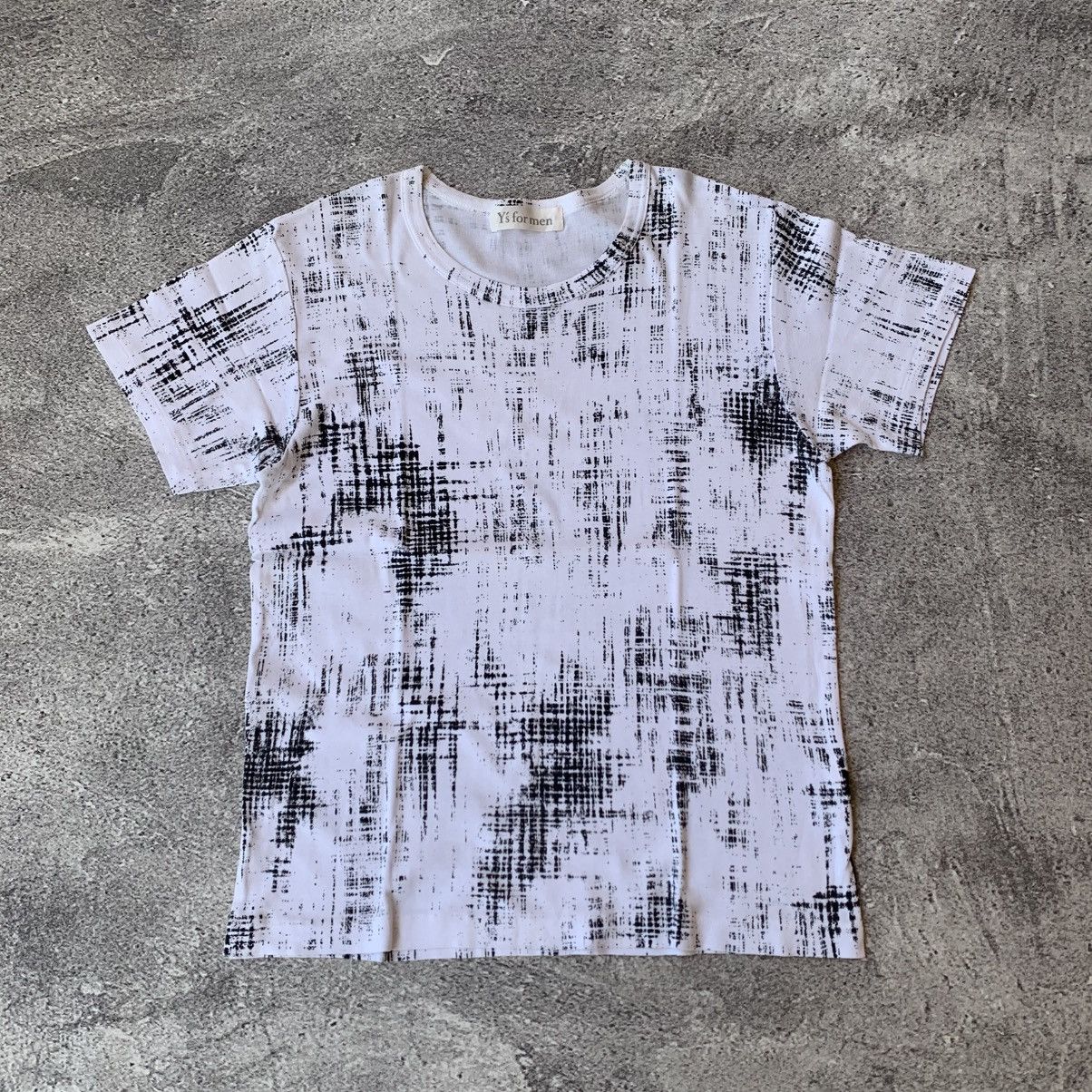 Yohji Yamamoto Yohji Yamamoto Y’s For Men Abstract Tshirt Size US M / EU 48-50 / 2 - 1 Thumbnail