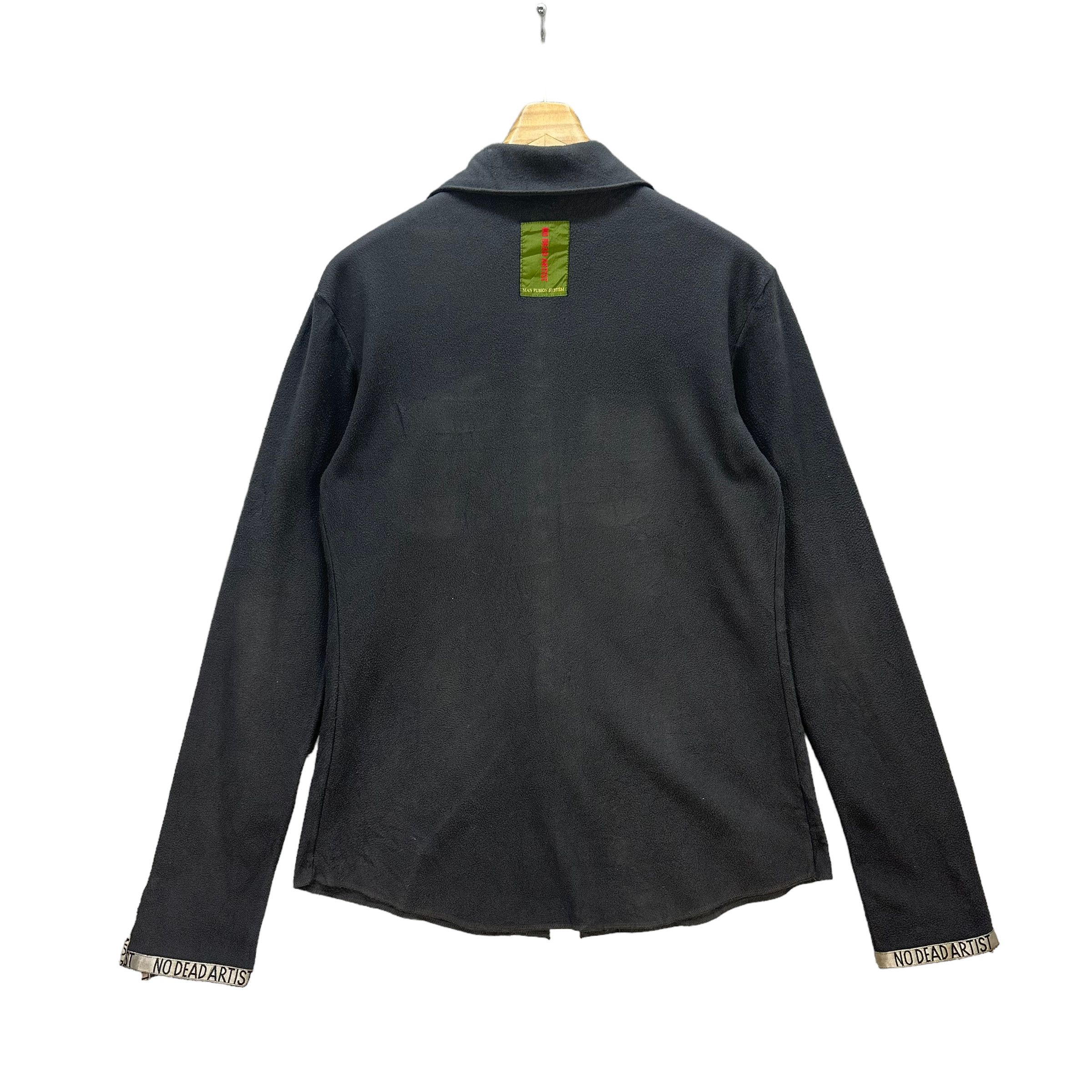Japanese Brand NO DEAD ARTIST SNAP BUTTON FLEECE JACKET #8525-013 Size US S / EU 44-46 / 1 - 9 Thumbnail