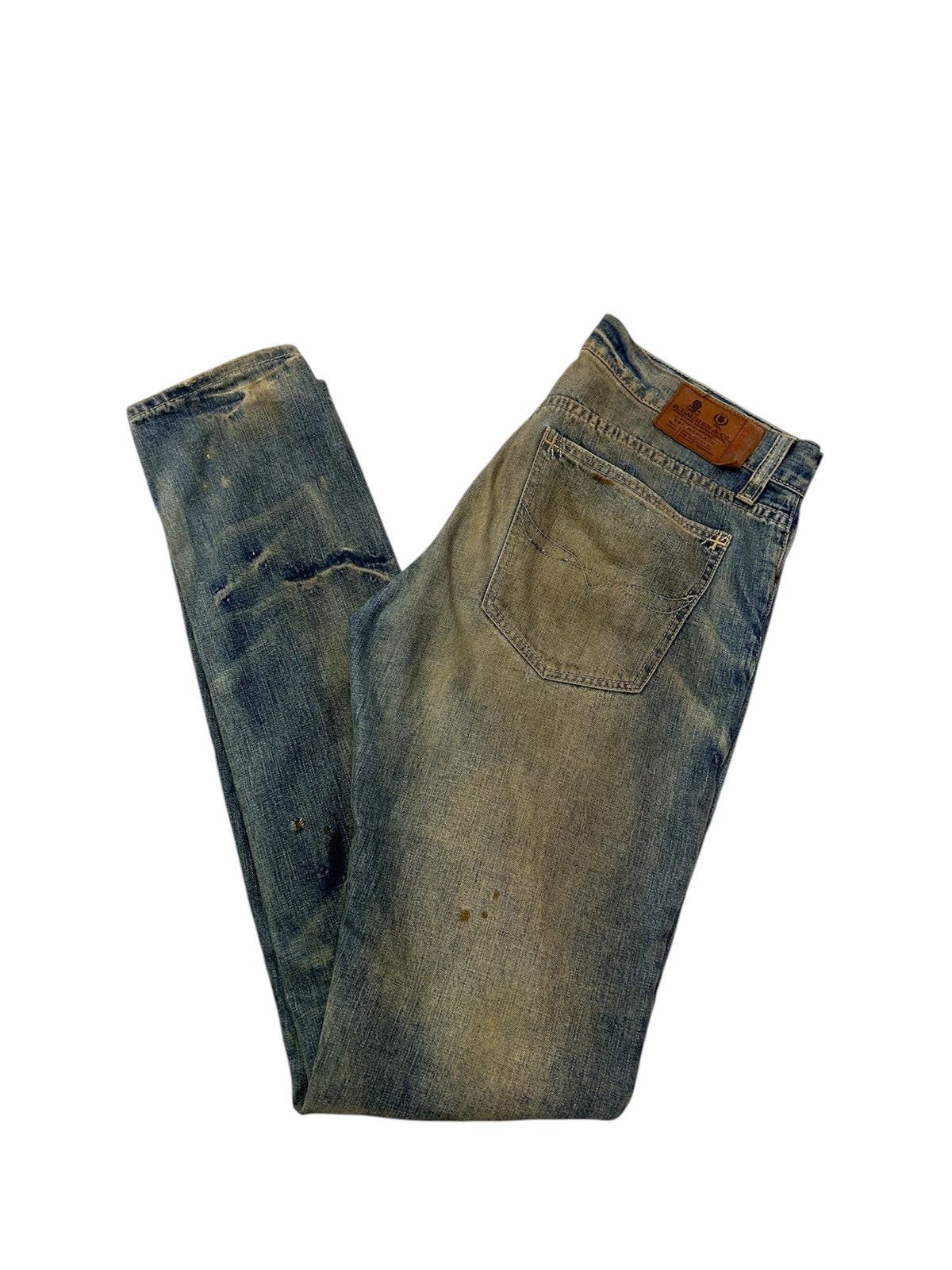 Polo Ralph Lauren × Ralph Lauren × Vintage Vintage Ralph Lauren & Co Vintage Specialist Mud Wash Jeans Size US 33 - 12 Thumbnail