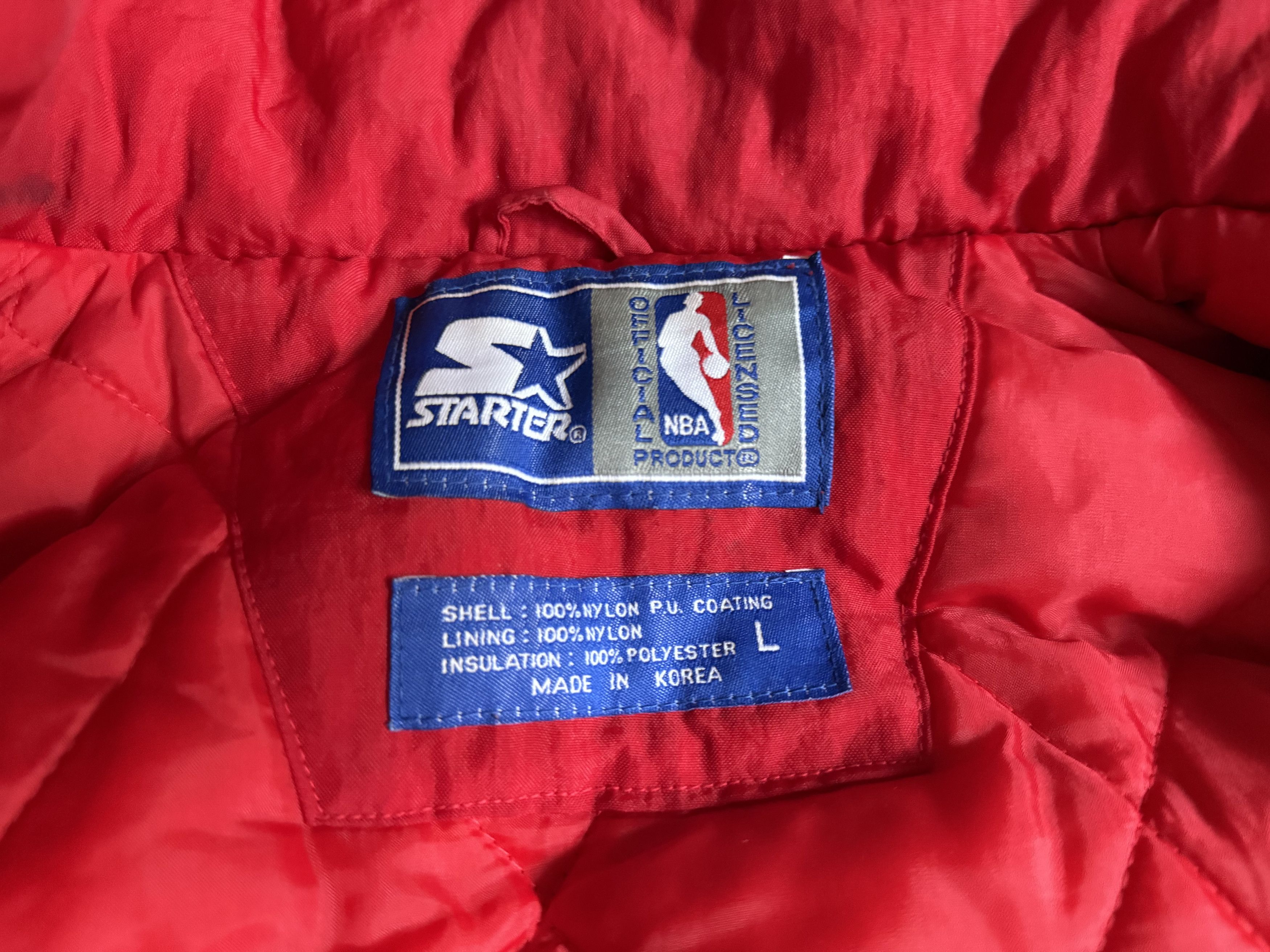 Starter Chicago Bulls Starter Jacket Large Size US L / EU 52-54 / 3 - 8 Thumbnail