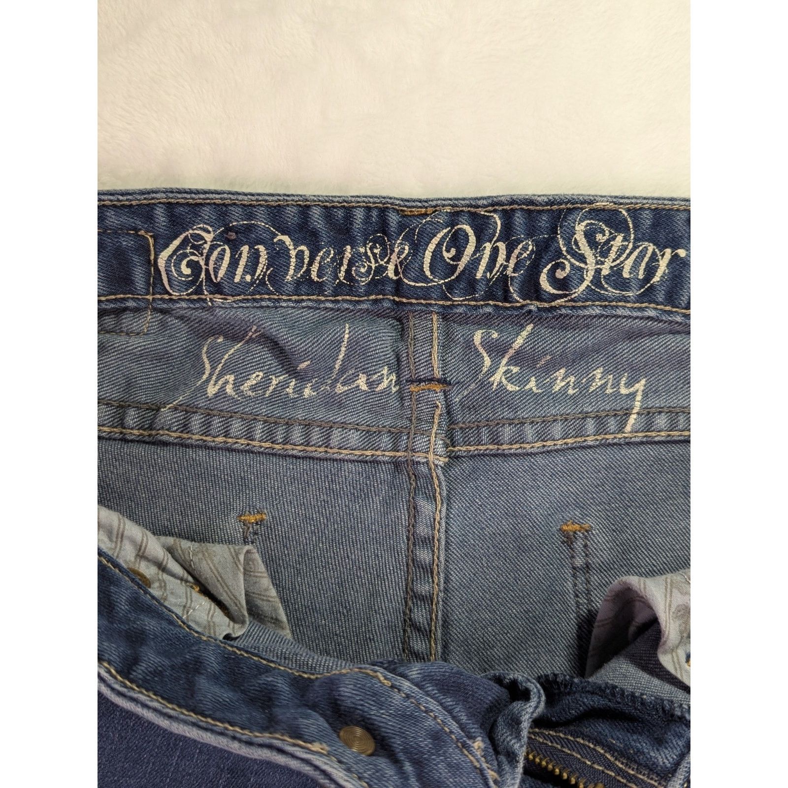 Converse Y2K 2009 Converse Sheridan Low Rise Skinny Jeans 6 Size 28" / US 6 / IT 42 - 7 Thumbnail