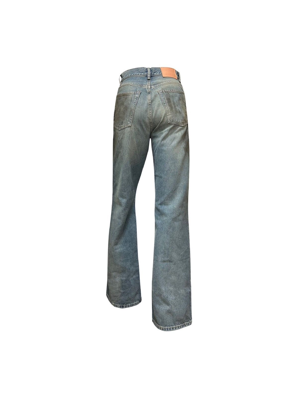 Acne Studios ACNE STUDIOS F/W 2023 Ripped Detailing Wide Leg Jeans Size 23" - 2 Thumbnail