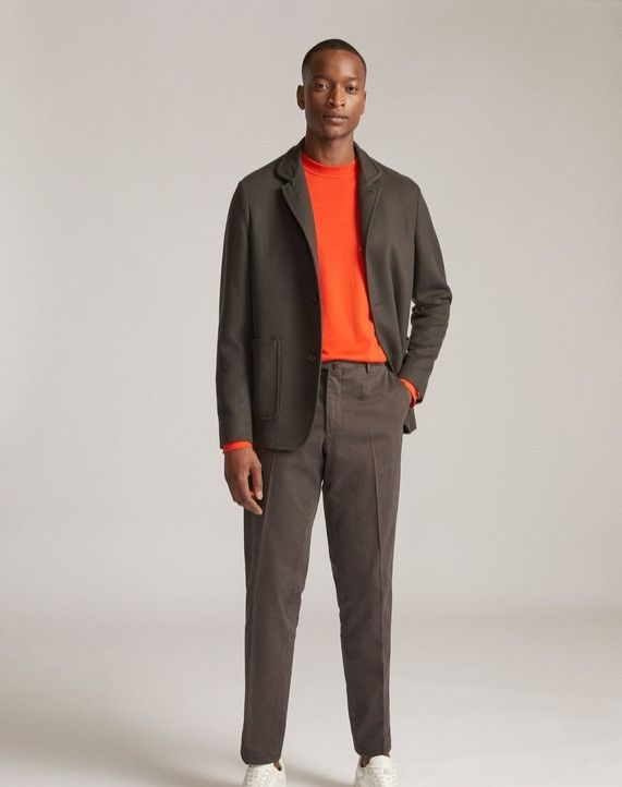 Loro Piana o1srvl11e1024 Colin Crewneck Sweater in Orange Size US L / EU 52-54 / 3 - 6 Thumbnail