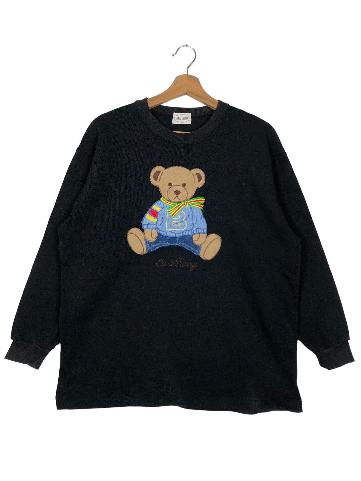 Hysteric Glamour 🔥Vintage Cuse Berry Cartoon Bear Big Logo Sweatshirt Size US M / EU 48-50 / 2 - 1 Thumbnail