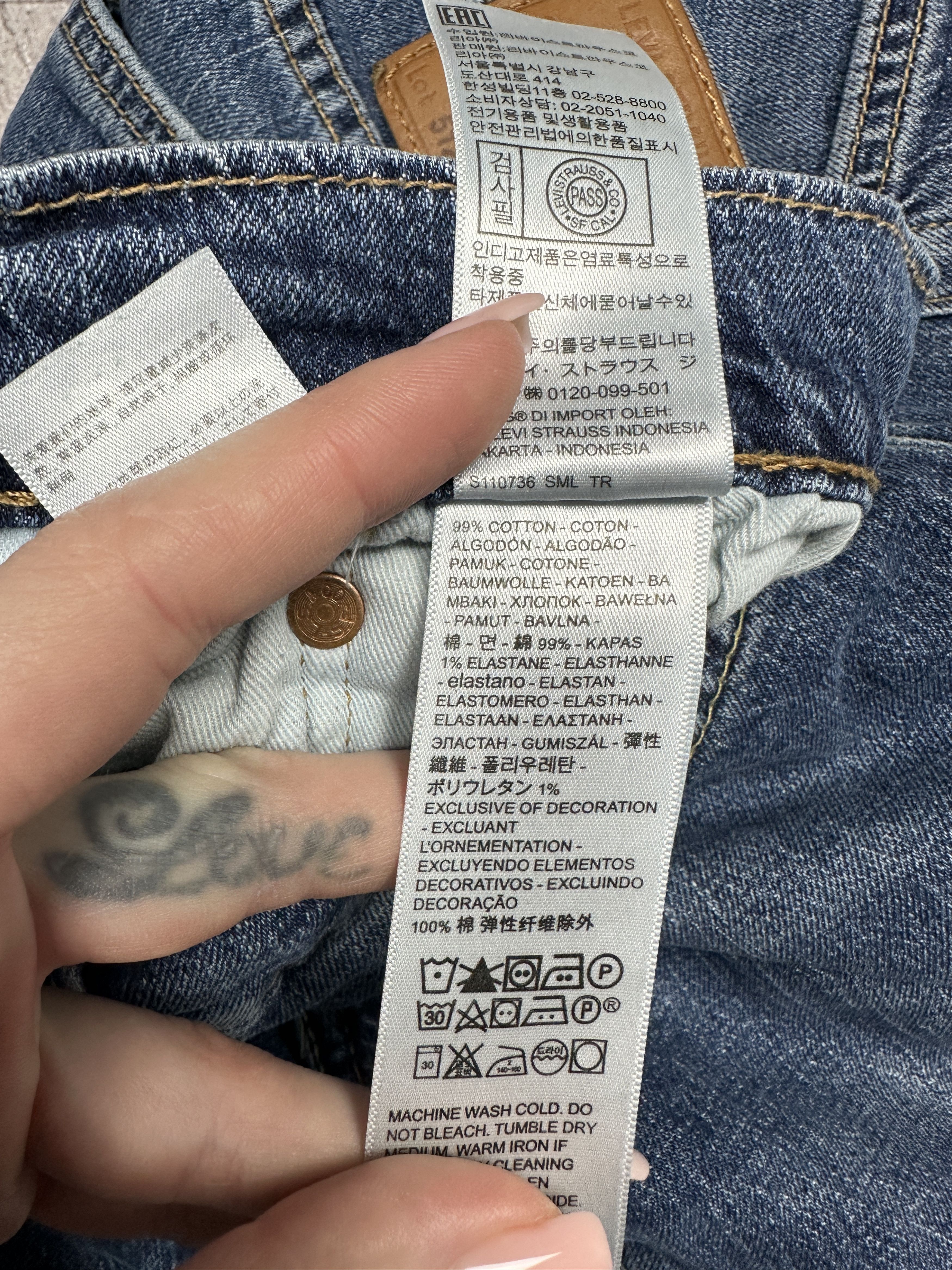 Levi's Levi's 512 Mens Premium Denim Pants Big E Jeans Size 36 x 32 Size US 36 / EU 52 - 10 Thumbnail