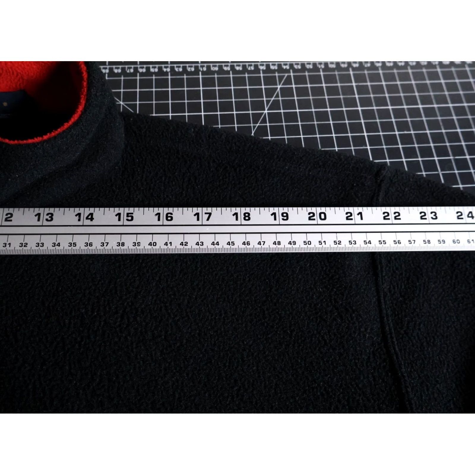 Polo Ralph Lauren VINTAGE Polo Ralph Lauren Fleece Jacket Shirt XL Black Red 1/4 Zip Mock Neck Mens Size US XL / EU 56 / 4 - 7 Thumbnail