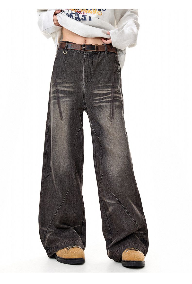 Vintage American retro distressed loose-fitting jeans for men Size US 32 / EU 48 - 1 Thumbnail
