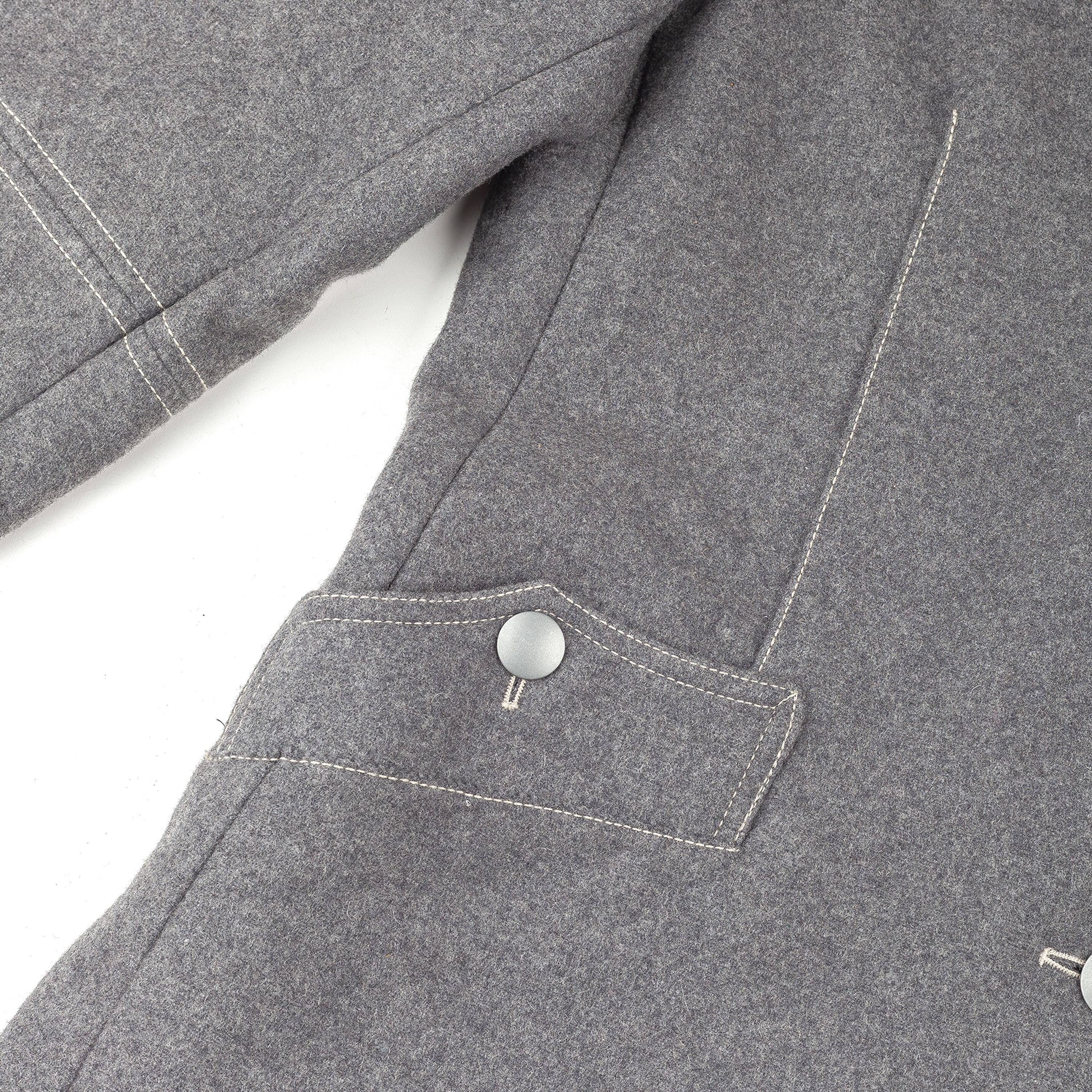 C.P. Company C.P. Company Sportswear Vintage Gray Wool Coat Jacket Size US M / EU 48-50 / 2 - 5 Thumbnail