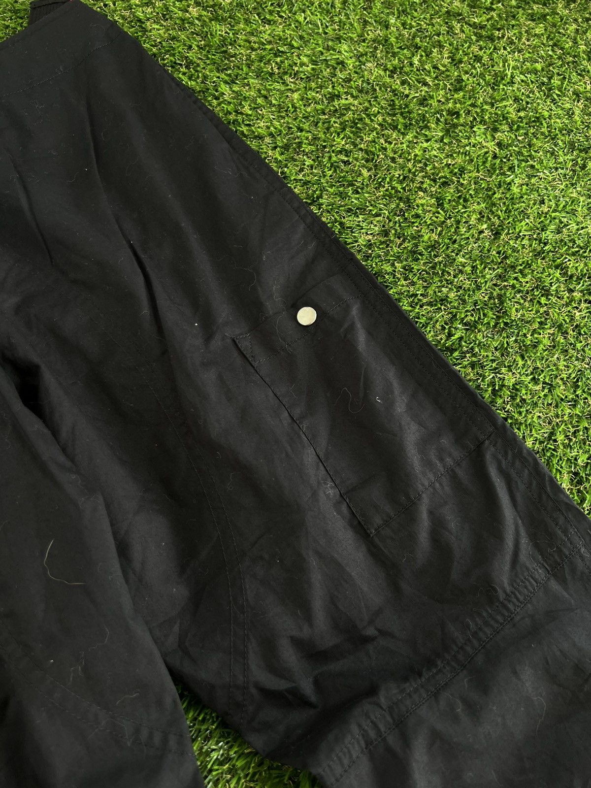 Prada PRADA Pants Cargo Biker Astro Bondage Zipper Laced Vintage Size 28" / US 6 / IT 42 - 14 Thumbnail