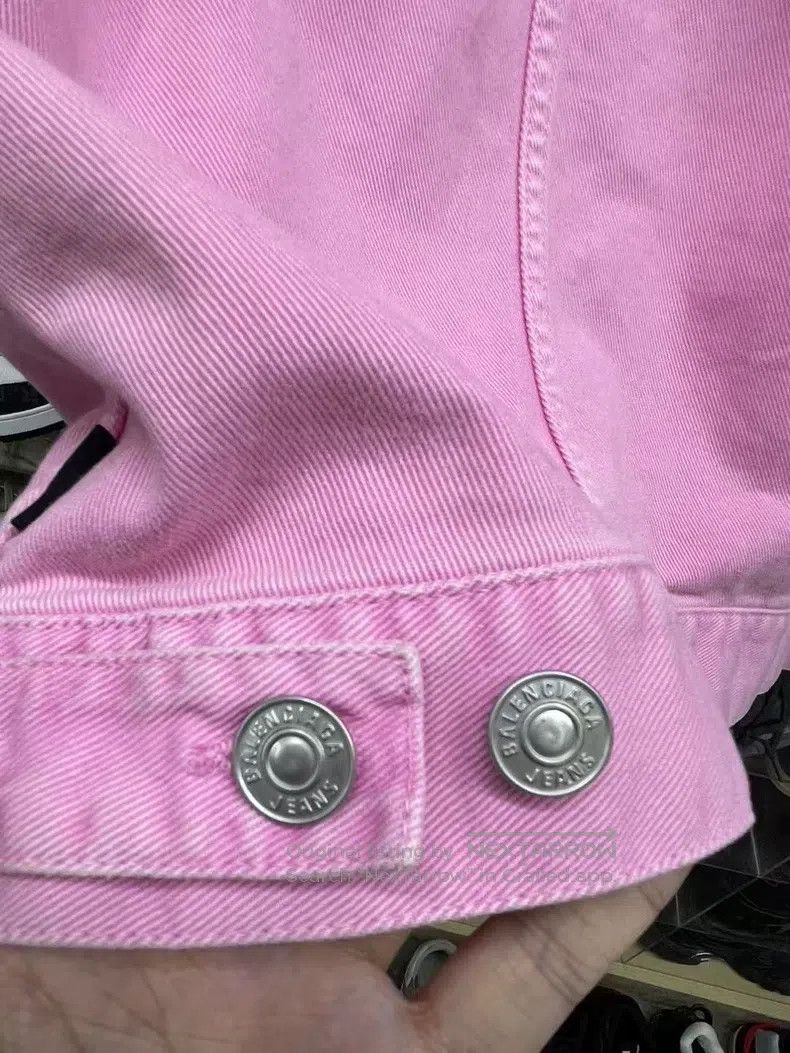 Balenciaga Balenciaga Front Letter Logo Denim Jacket Size XXS / US 00 / IT 34 - 3 Thumbnail