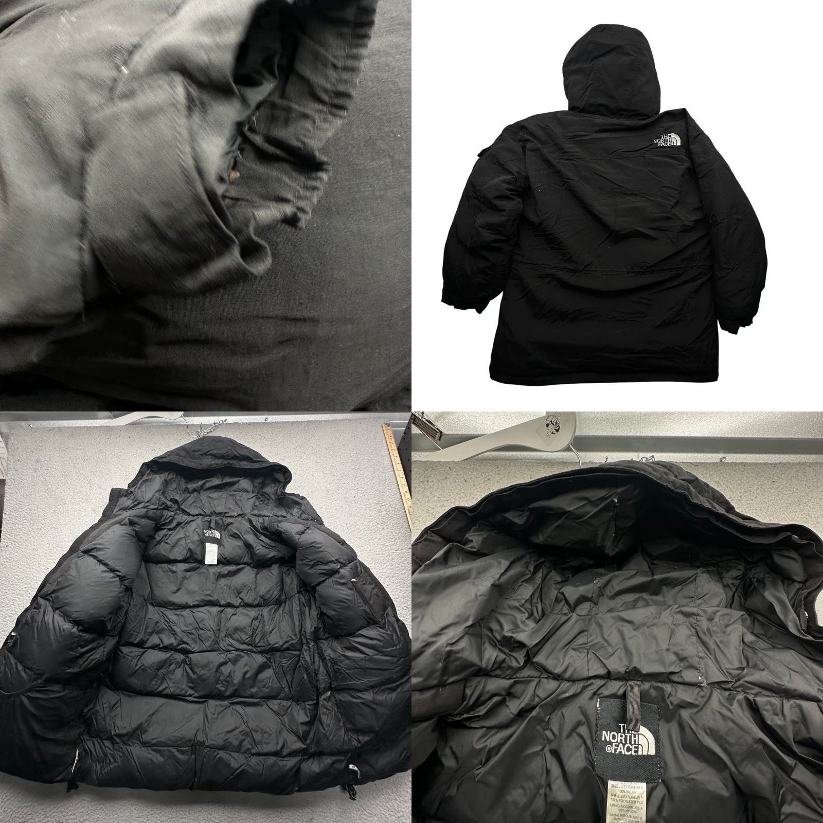 The North Face VINTAGE The North Face Parka Jacket Mens Small Hooded Puffer Quilted Down Nylon Black Quilted Mid-Length Nylon Sweatshirt? Size US S / EU 44-46 / 1 - 8 Thumbnail